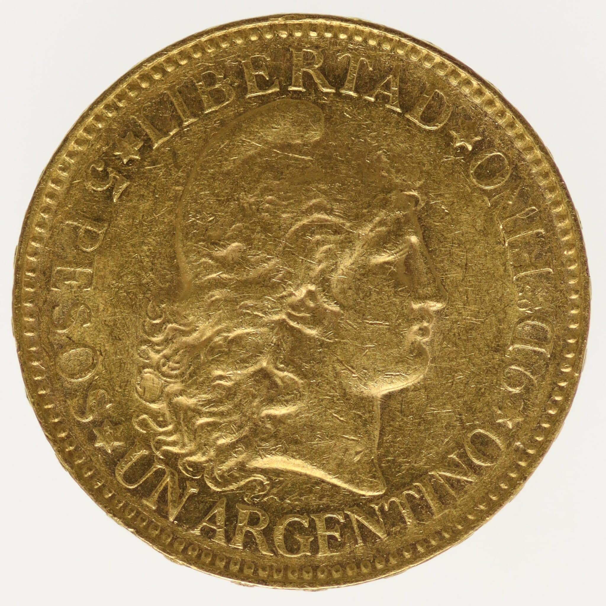 Argentinien 5 Pesos / Argentino 1887