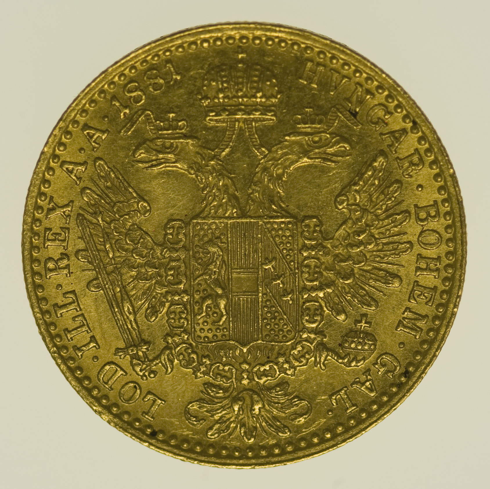 Österreich Kaiserreich Franz Joseph I. Dukat 1881