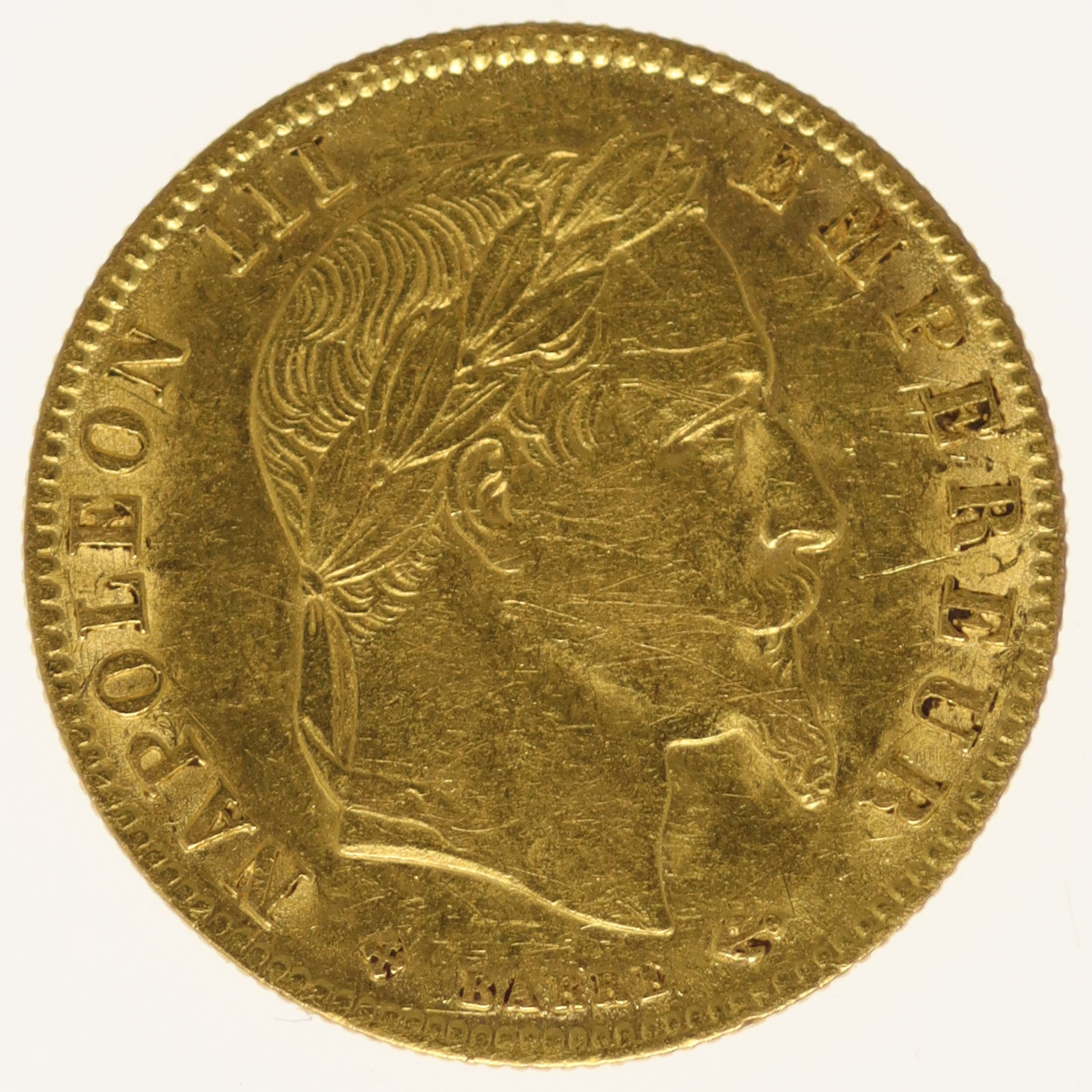 Frankreich Napoleon III. 5 Francs 1867 BB