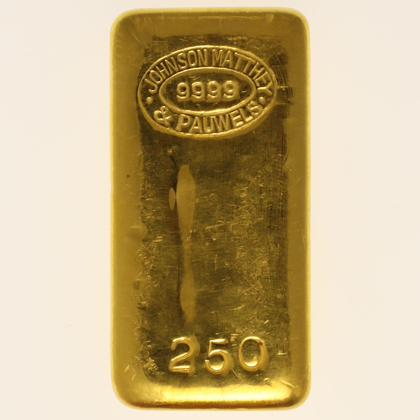 Goldbarren 250 Gramm Johnson Matthey &amp; Pauwels