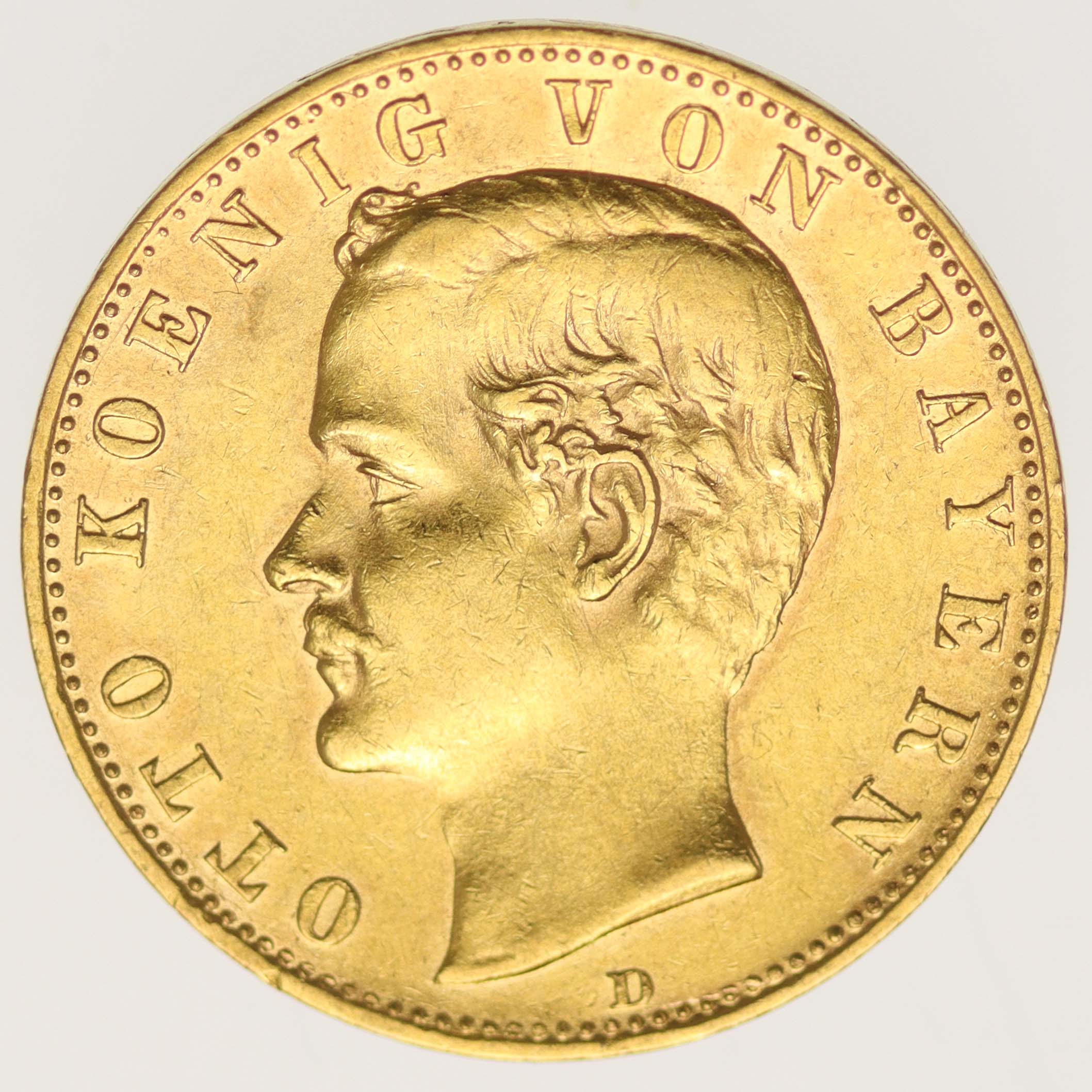 Bayern Otto 10 Mark 1893 D