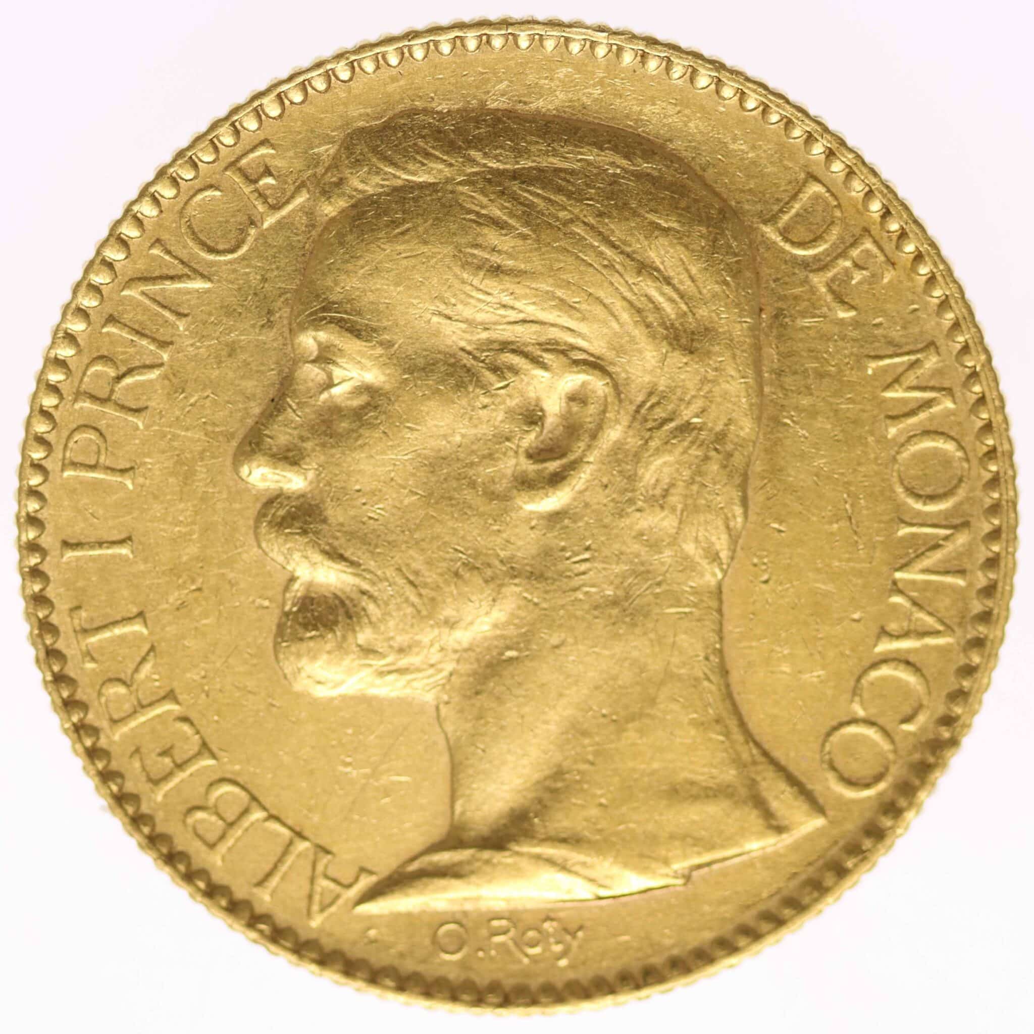 Monaco Albert I. 100 Francs 1901