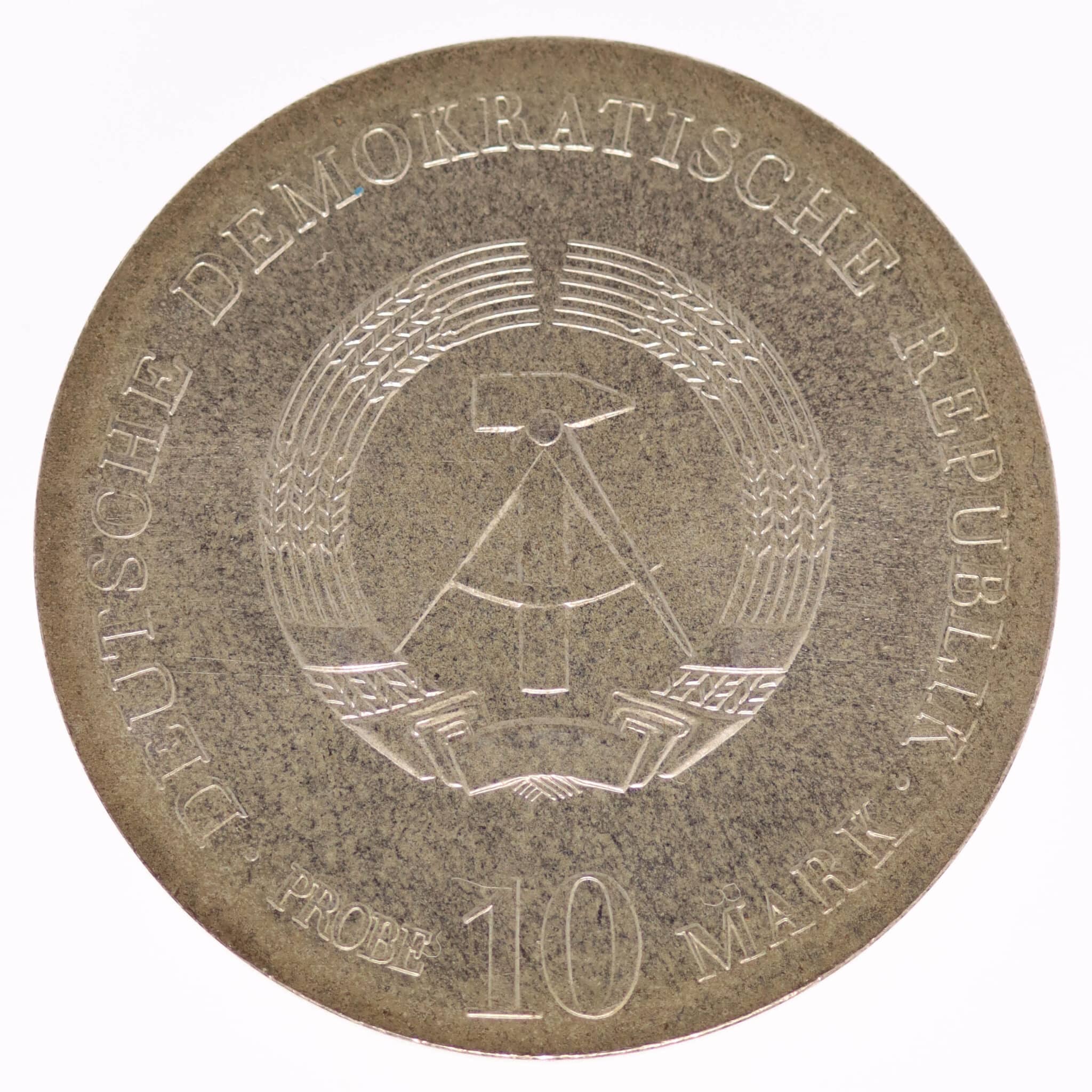 DDR 10 Mark o.J. Probe Otto von Guericke