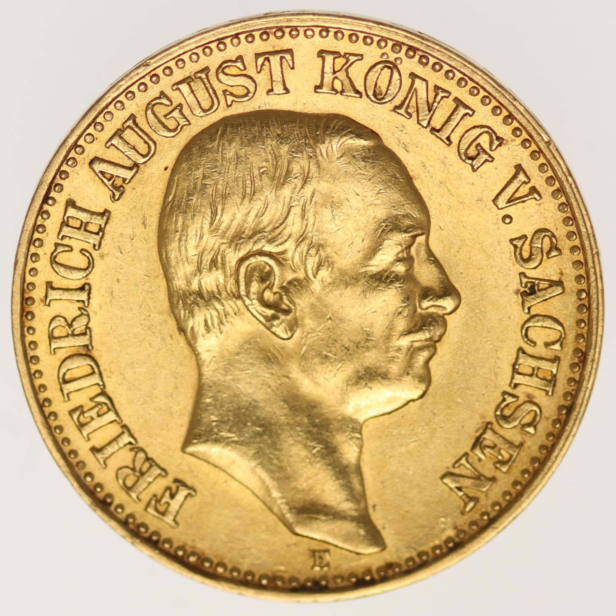 Sachsen Friedrich August 10 Mark 1907