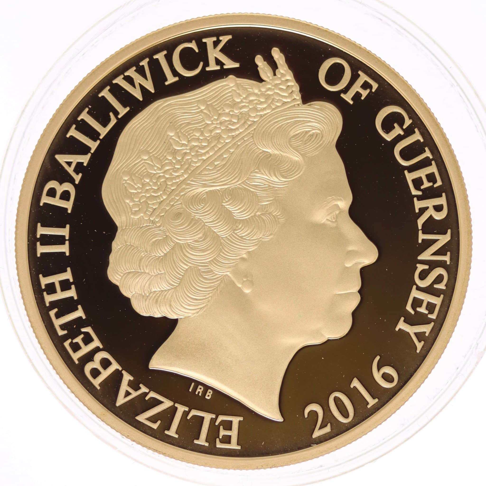 Guernsey Elisabeth II. 5 Pounds 2016