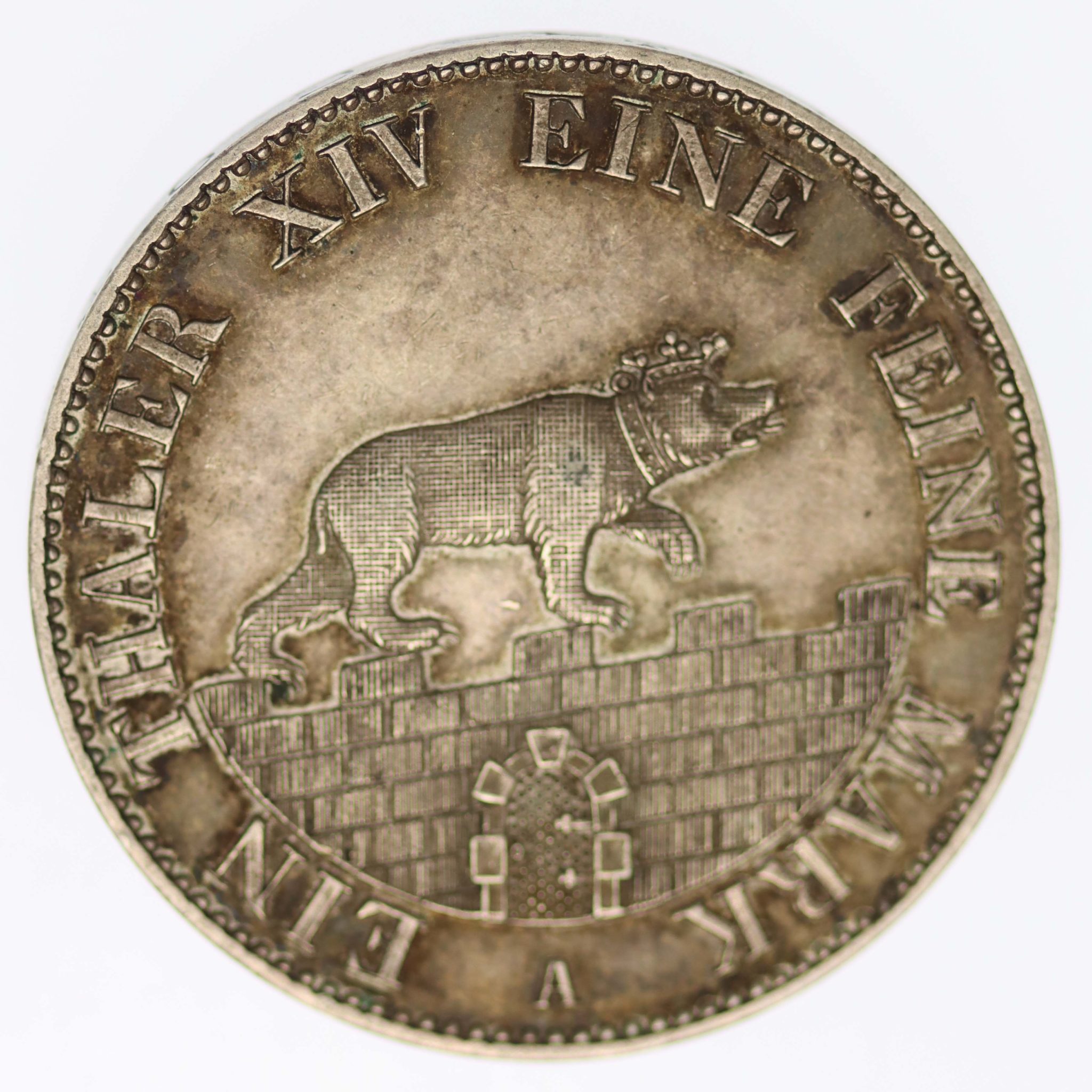 Anhalt Bernburg Alexander Carl Ausbeutetaler 1846