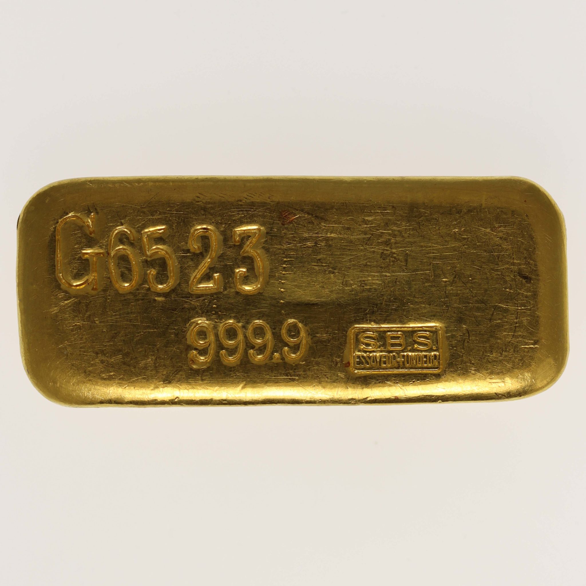 Goldbarren 500 Gramm Schweiz S.B.S. Societe de Banque Suisse