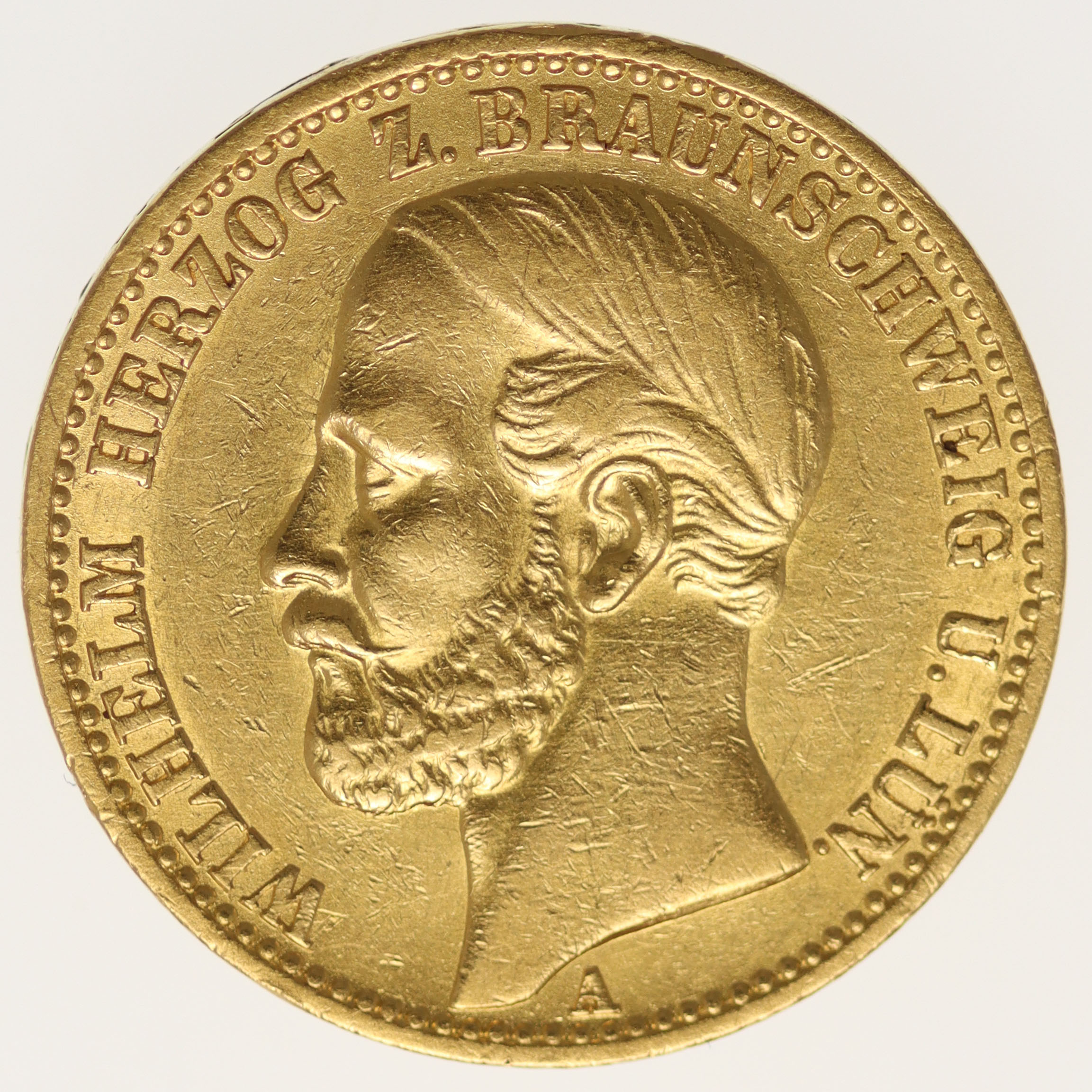 Braunschweig Lüneburg Wilhelm 20 Mark 1875