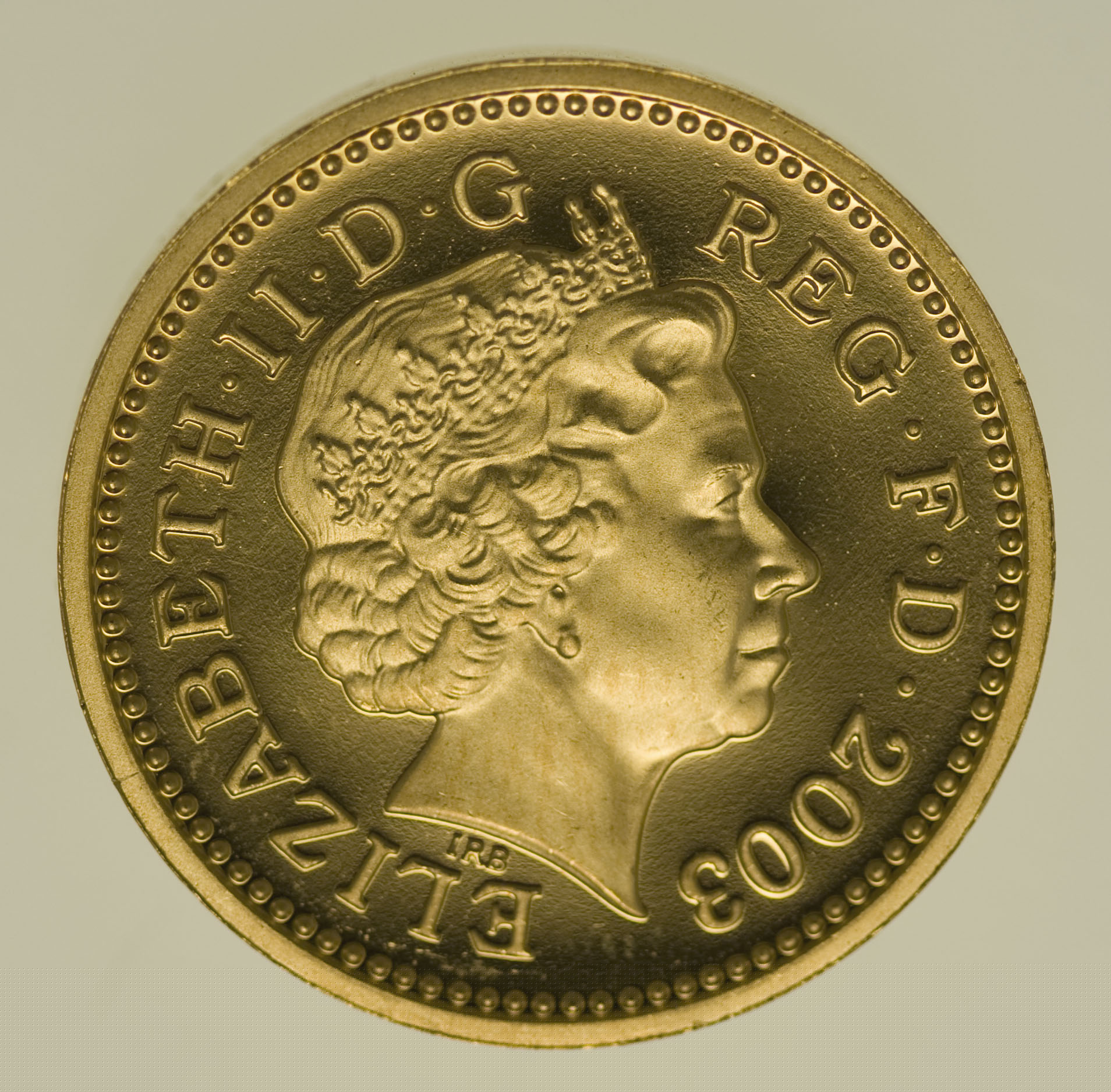 Großbritannien Elisabeth II. One Pound 2003 Pattern