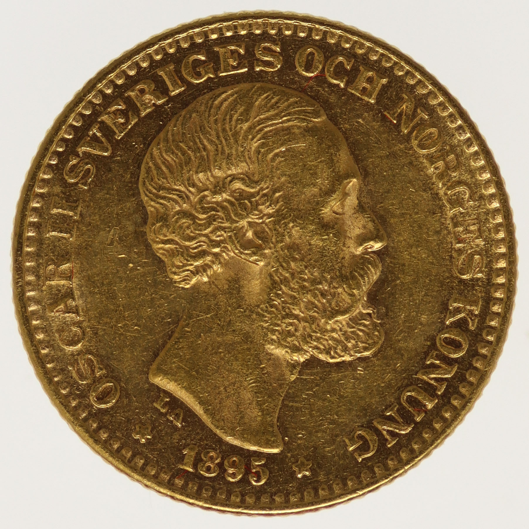 Schweden Oskar II. 10 Kronen 1895