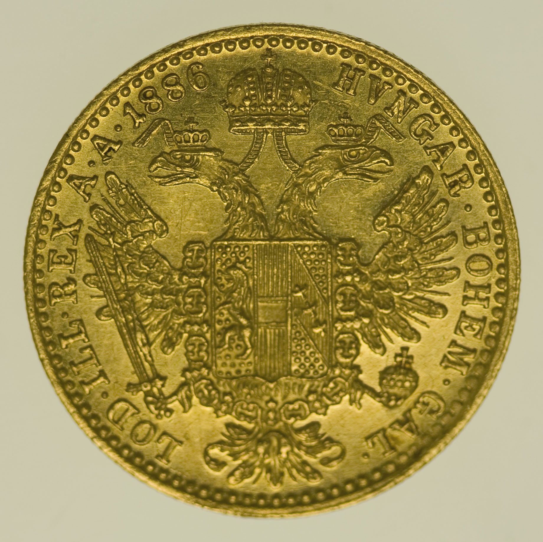 Österreich Kaiserreich Franz Joseph I. Dukat 1886