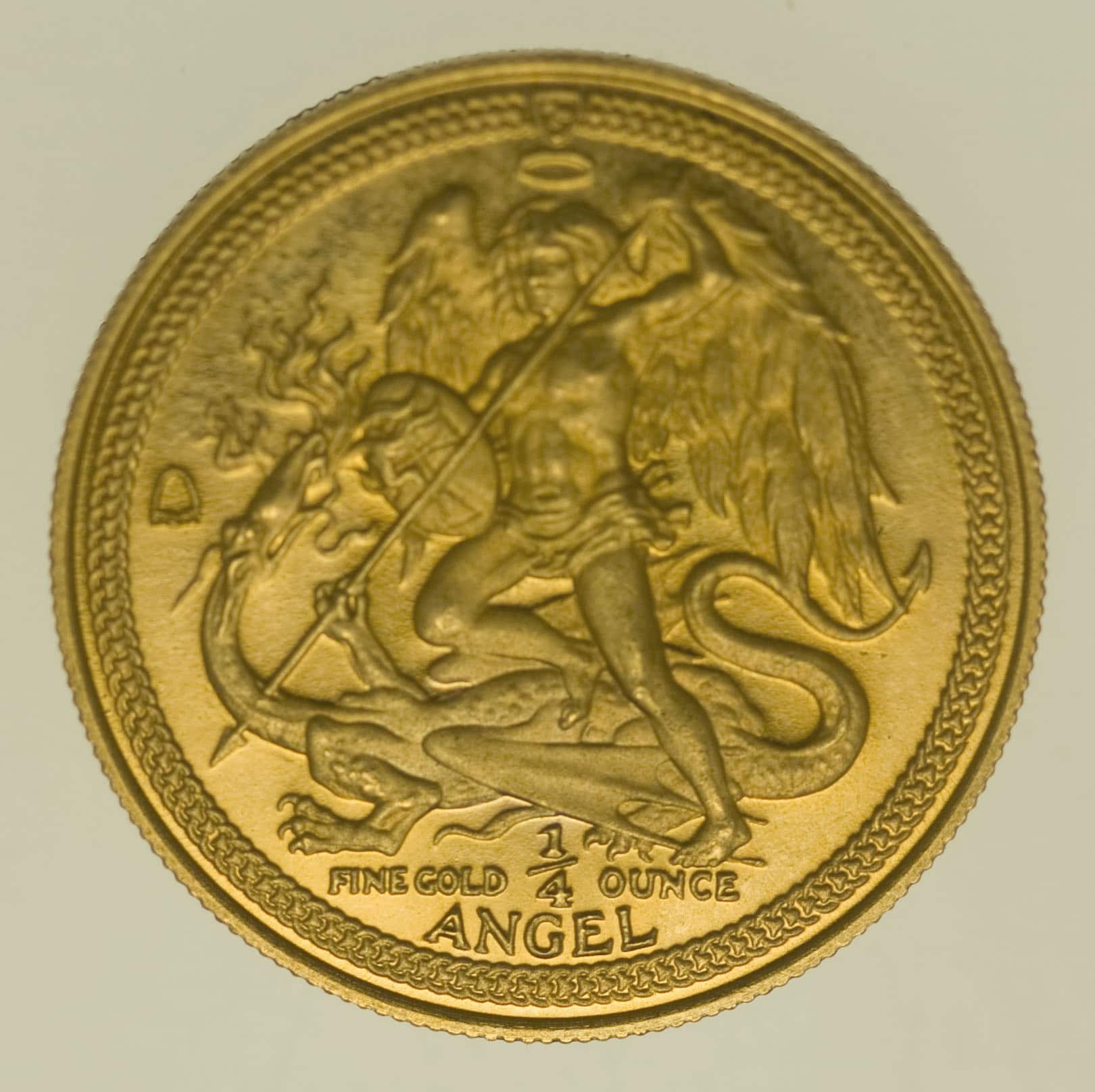 Isle of Man Elisabeth II. 1/4 OZ 1987 Angel