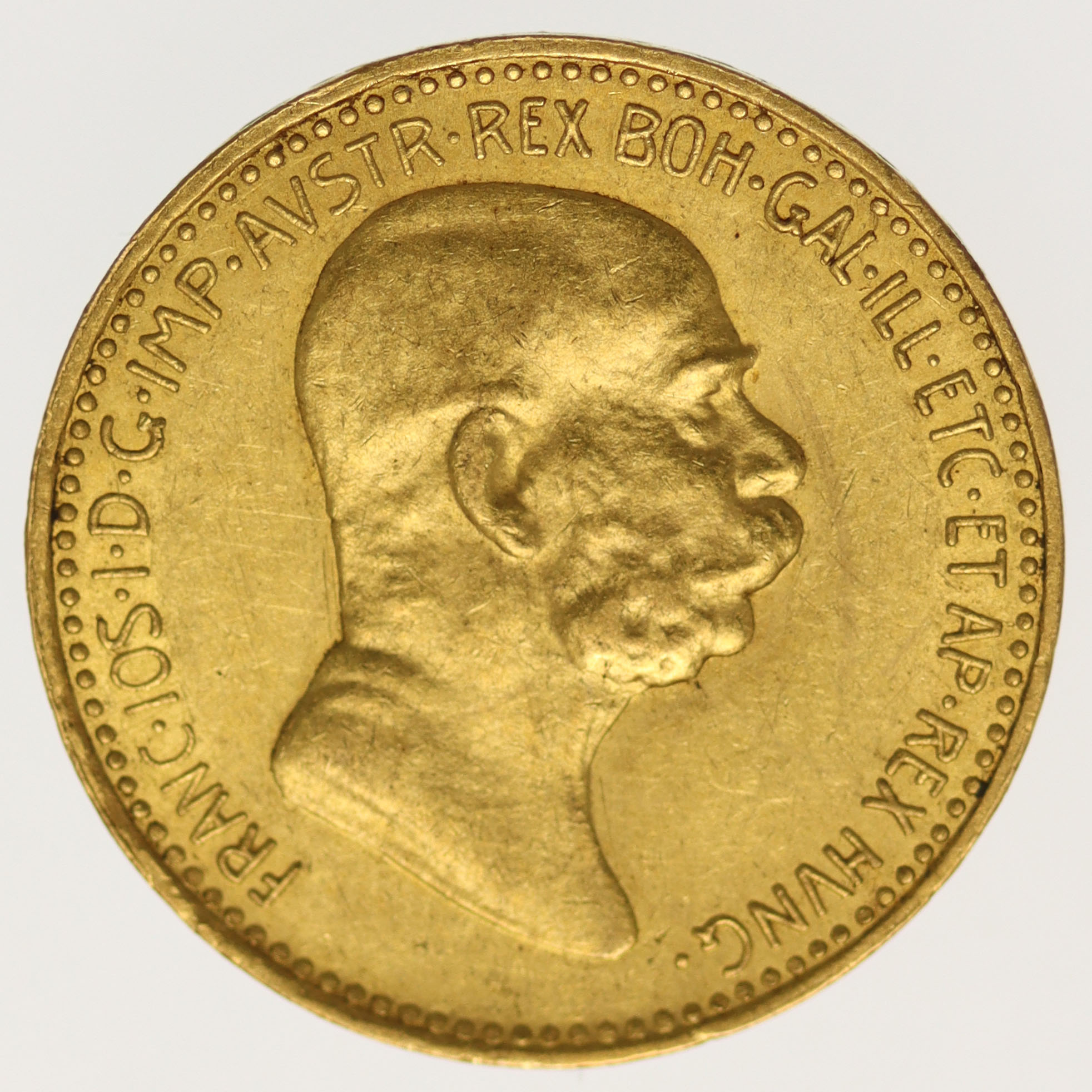 Österreich Kaiserreich Franz Joseph I. 10 Kronen 1908
