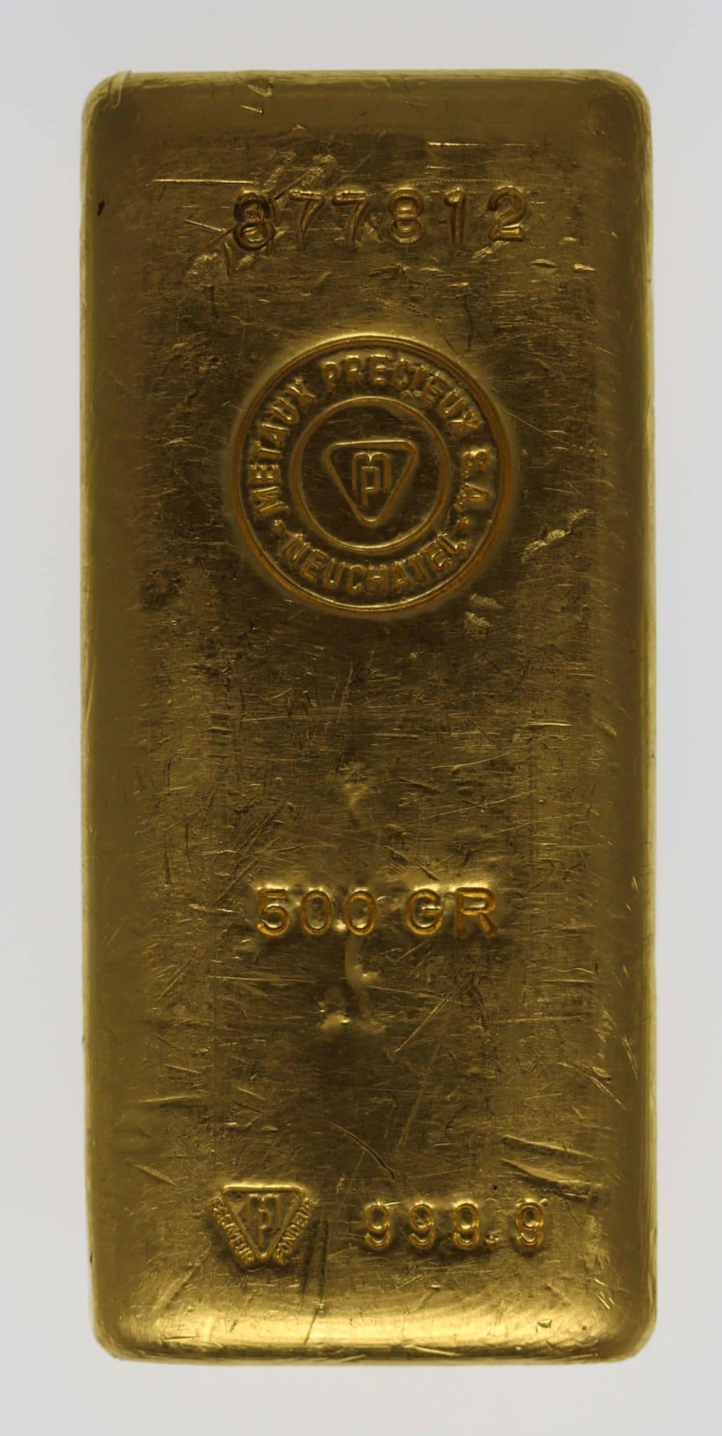 Goldbarren 500 Gramm Schweiz Métaux Précieux S.A. Metalor
