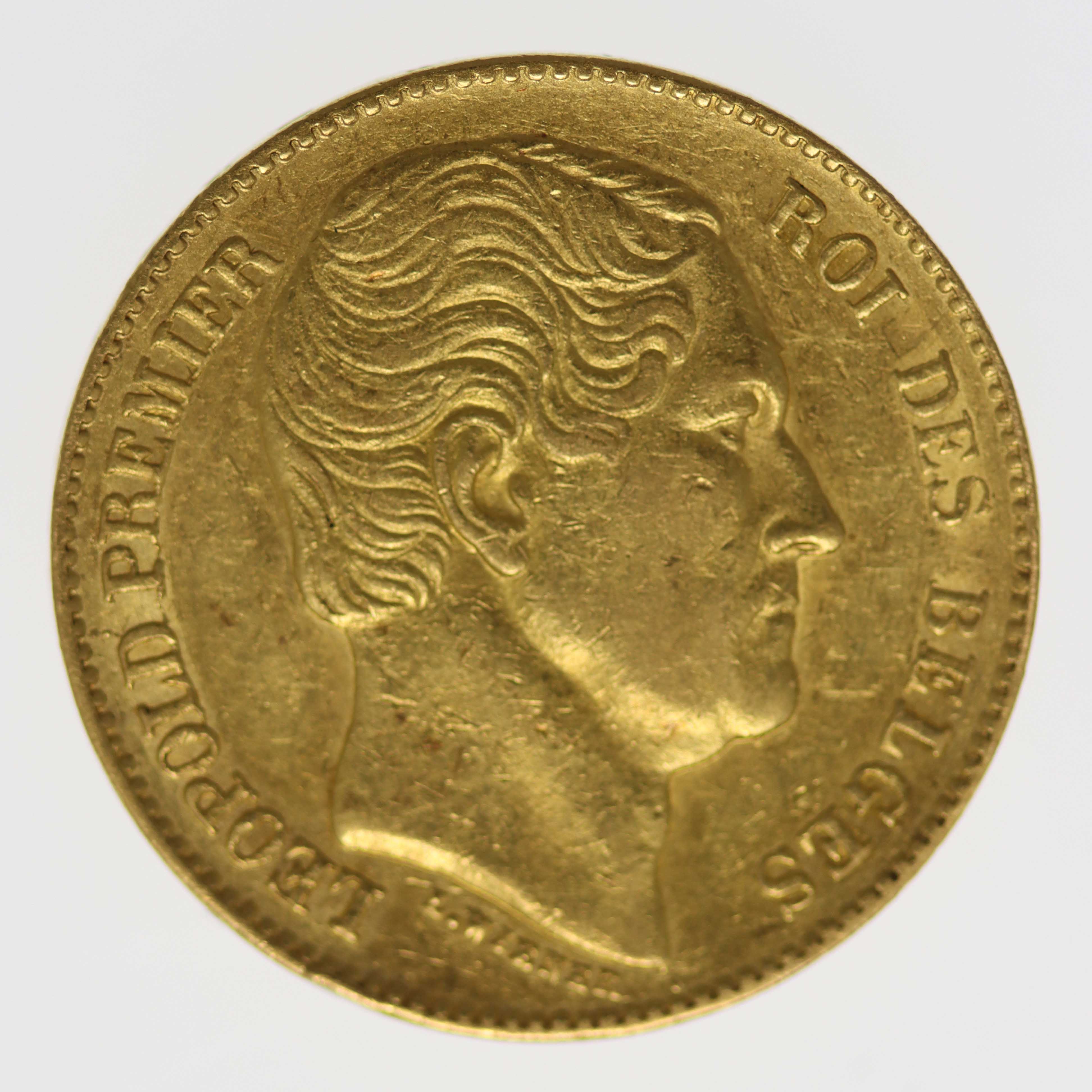 Belgien Leopold I. 20 Francs 1865