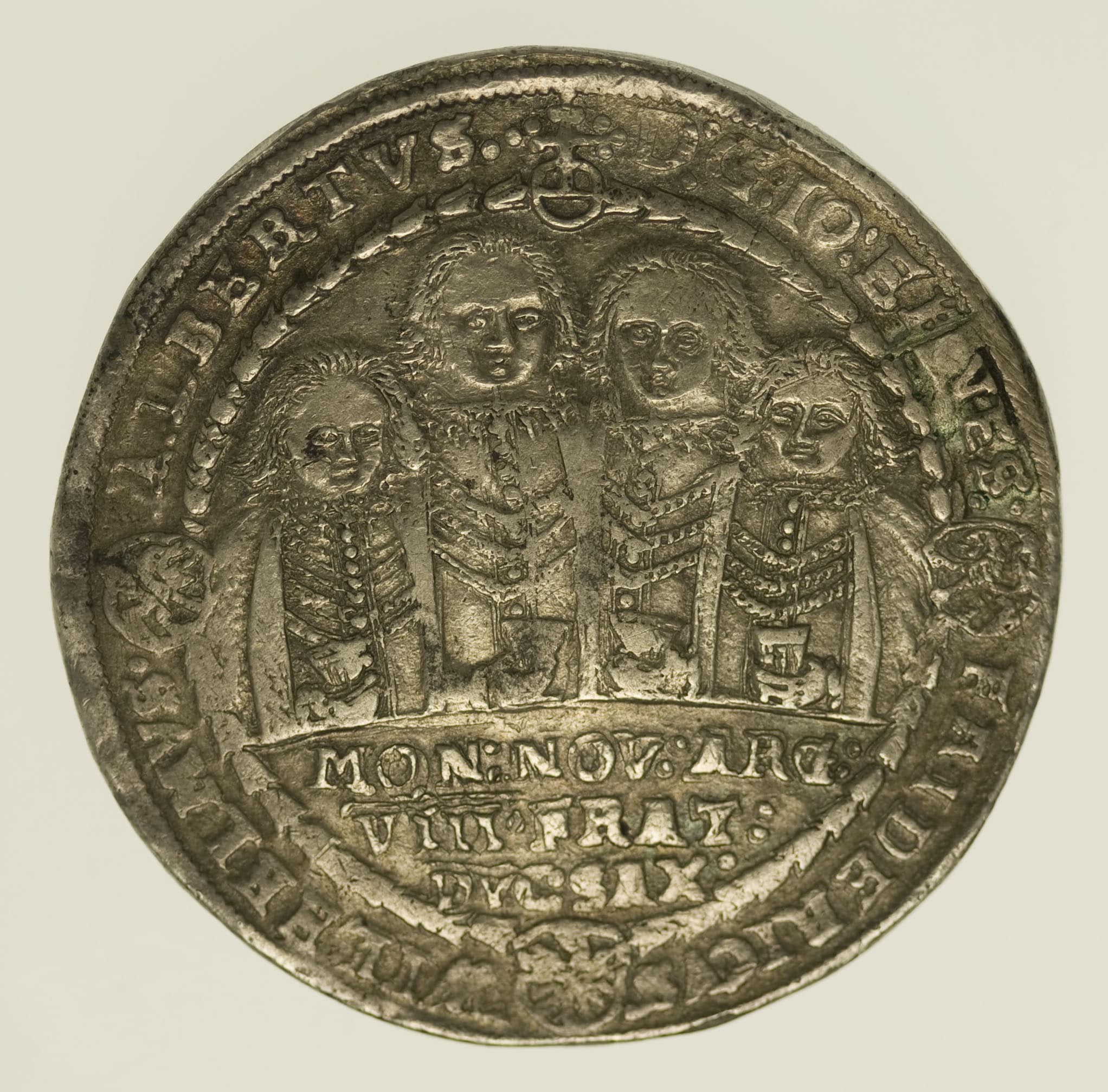 Sachsen Weimar Johann Ernst und seine 7 Brüder Taler 1608