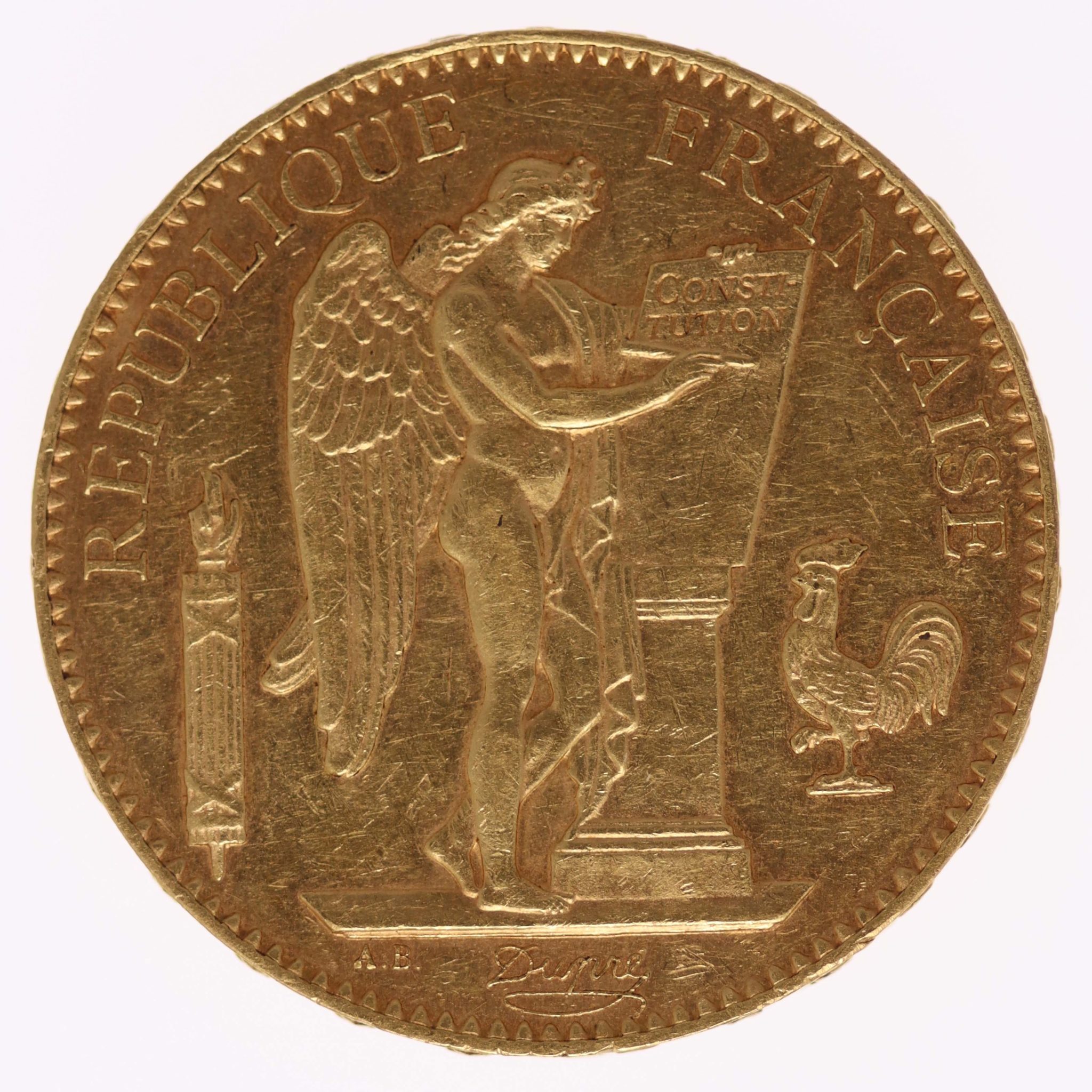 Frankreich 100 Francs 1902 A