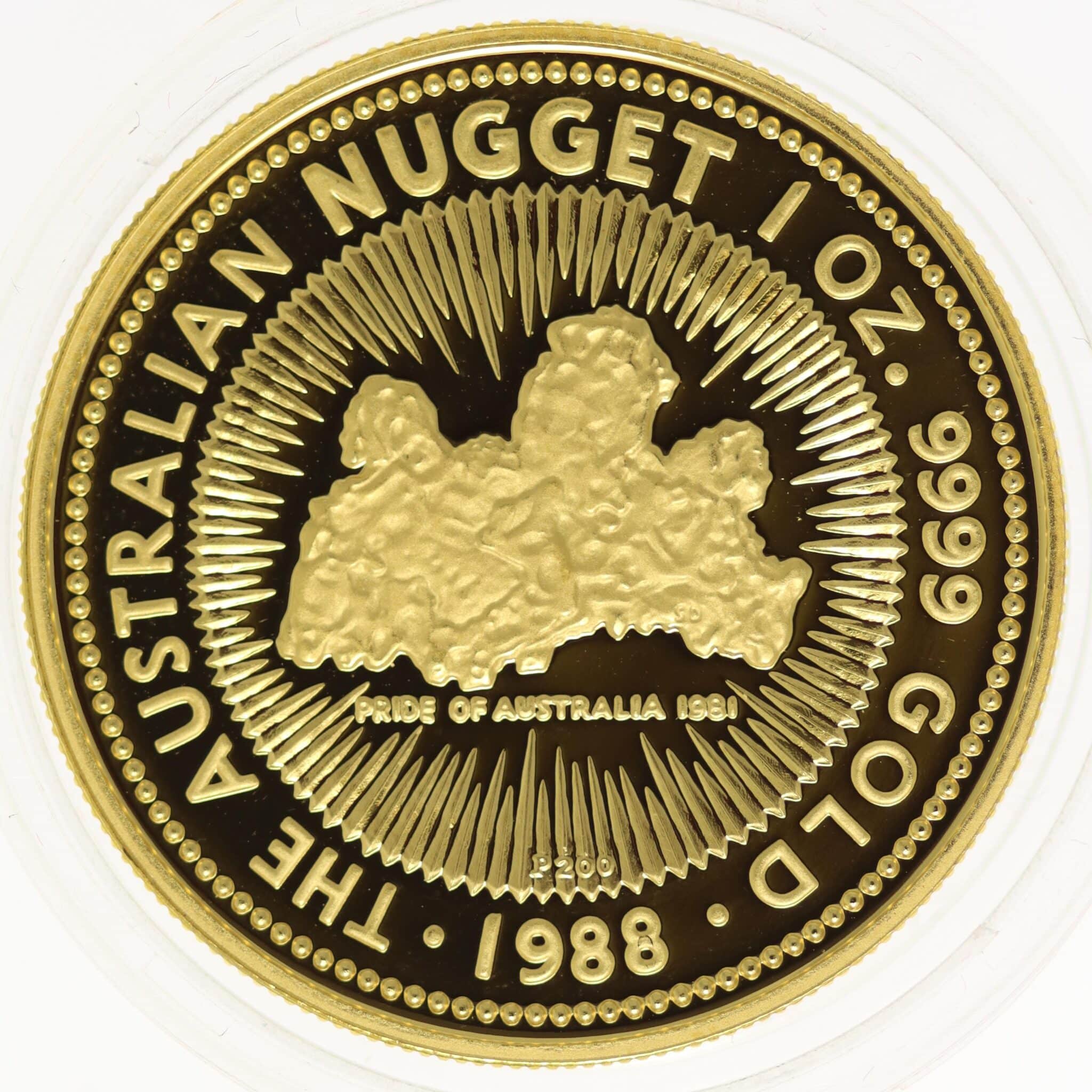 Australien 100 Dollars 1988 Australian Nugget
