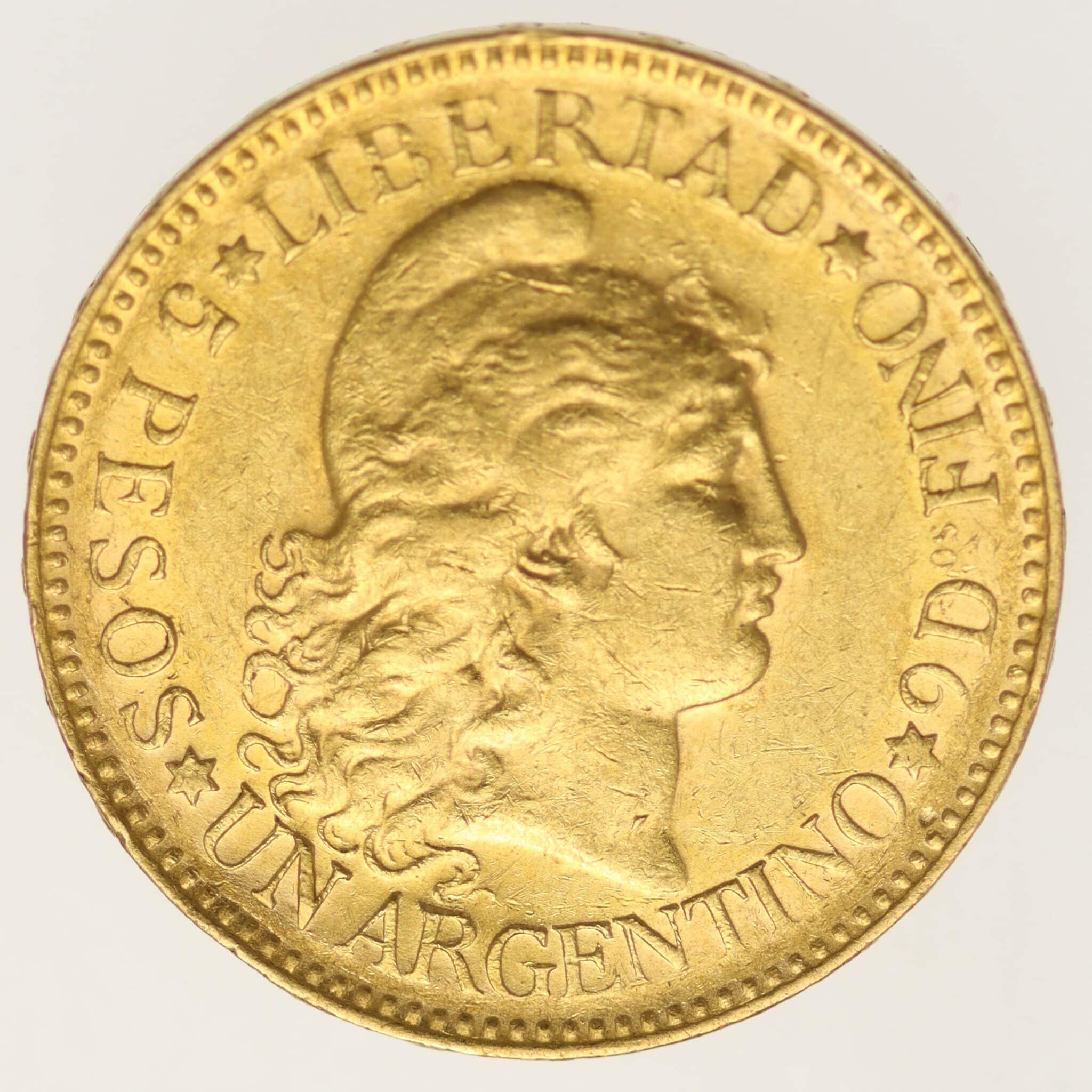 Argentinien 5 Pesos / Argentino 1887