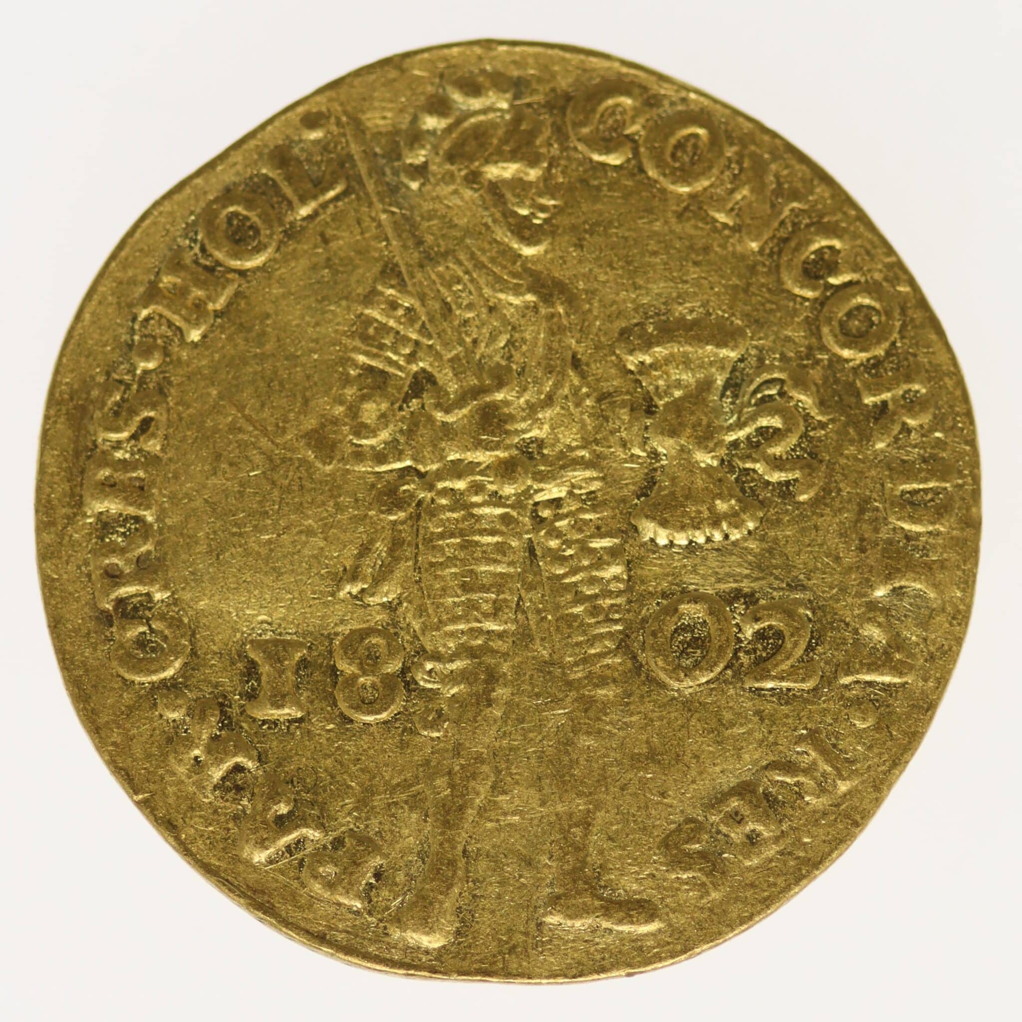 Niederlande Holland Provinz Dukat 1802