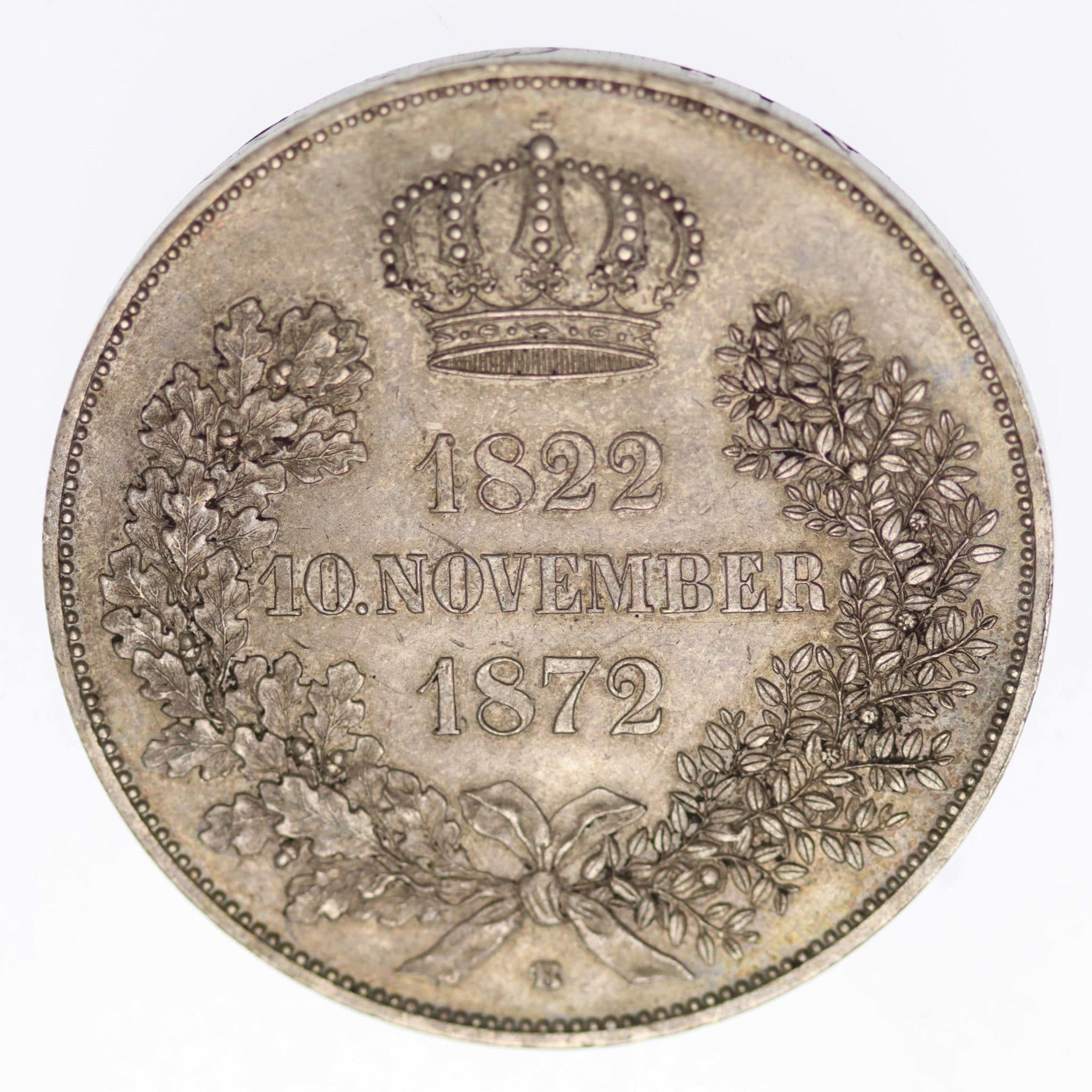 Sachsen Johann Doppeltaler 1872