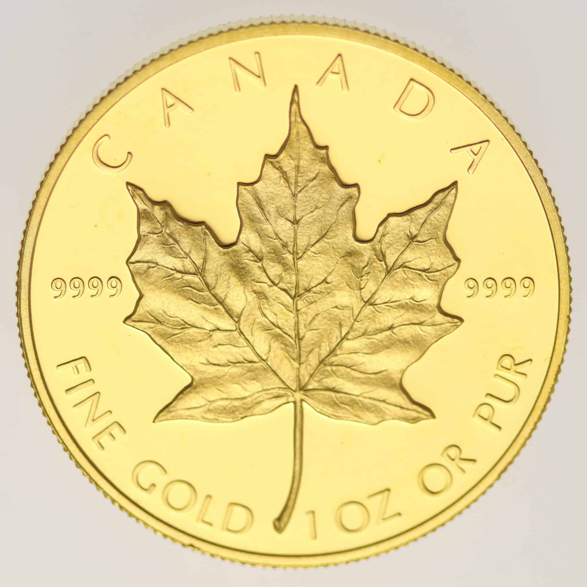 Kanada Elisabeth II. 50 Dollars 1989 Maple Leaf