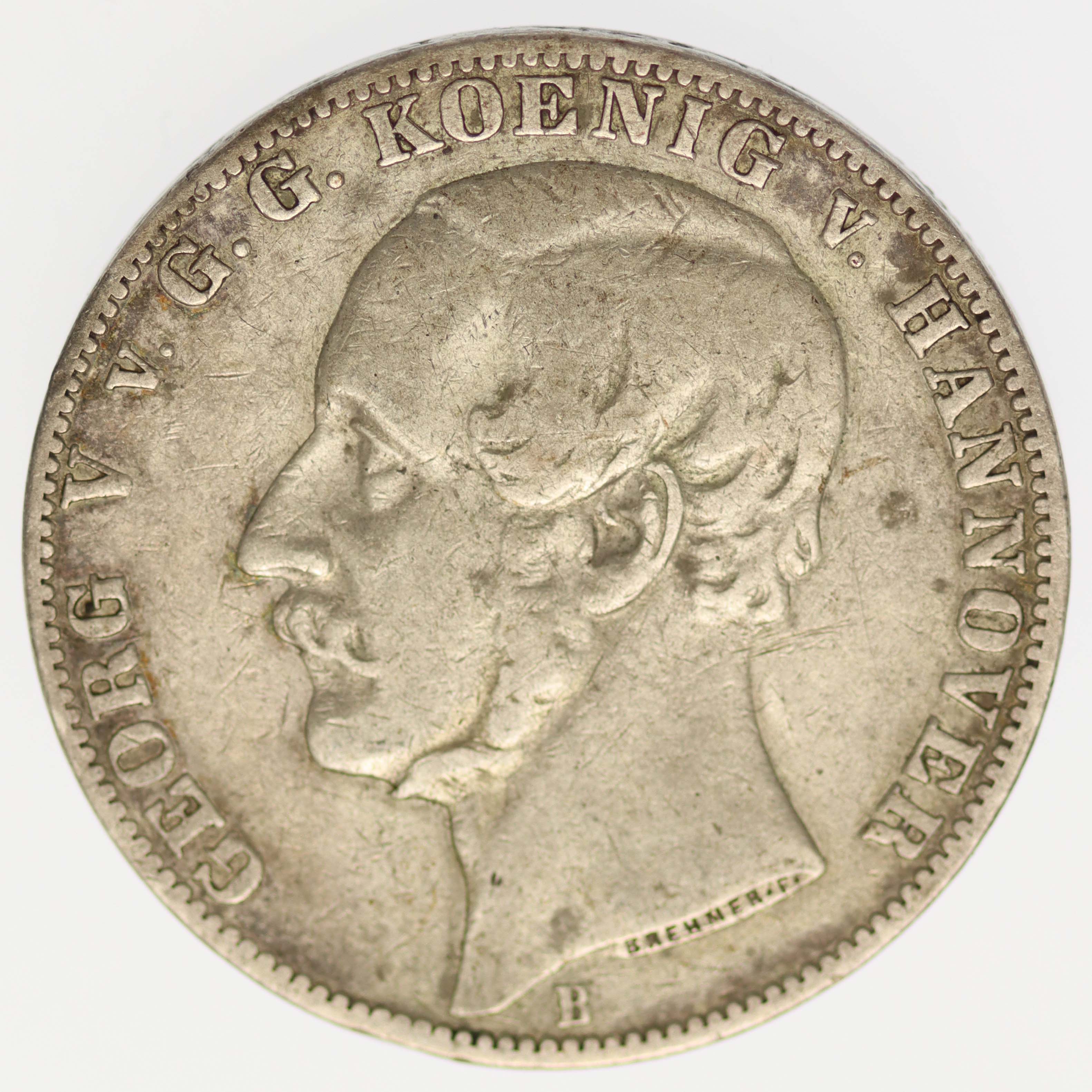 Hannover Georg V. Vereinstaler 1862 B