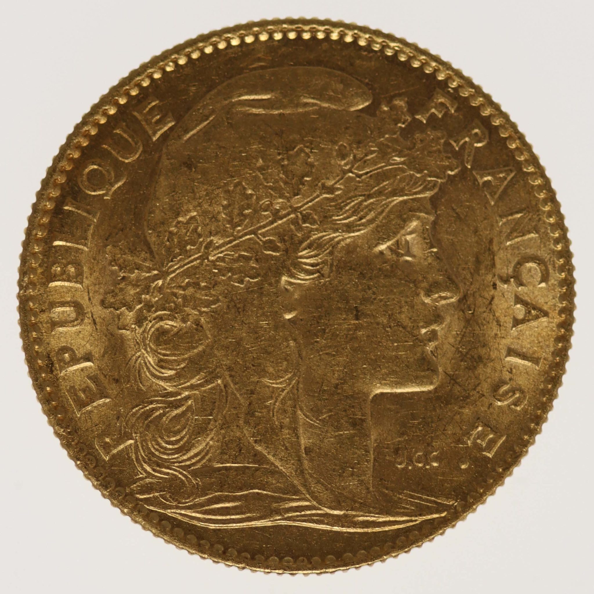 Frankreich 10 Francs 1901 Marianne