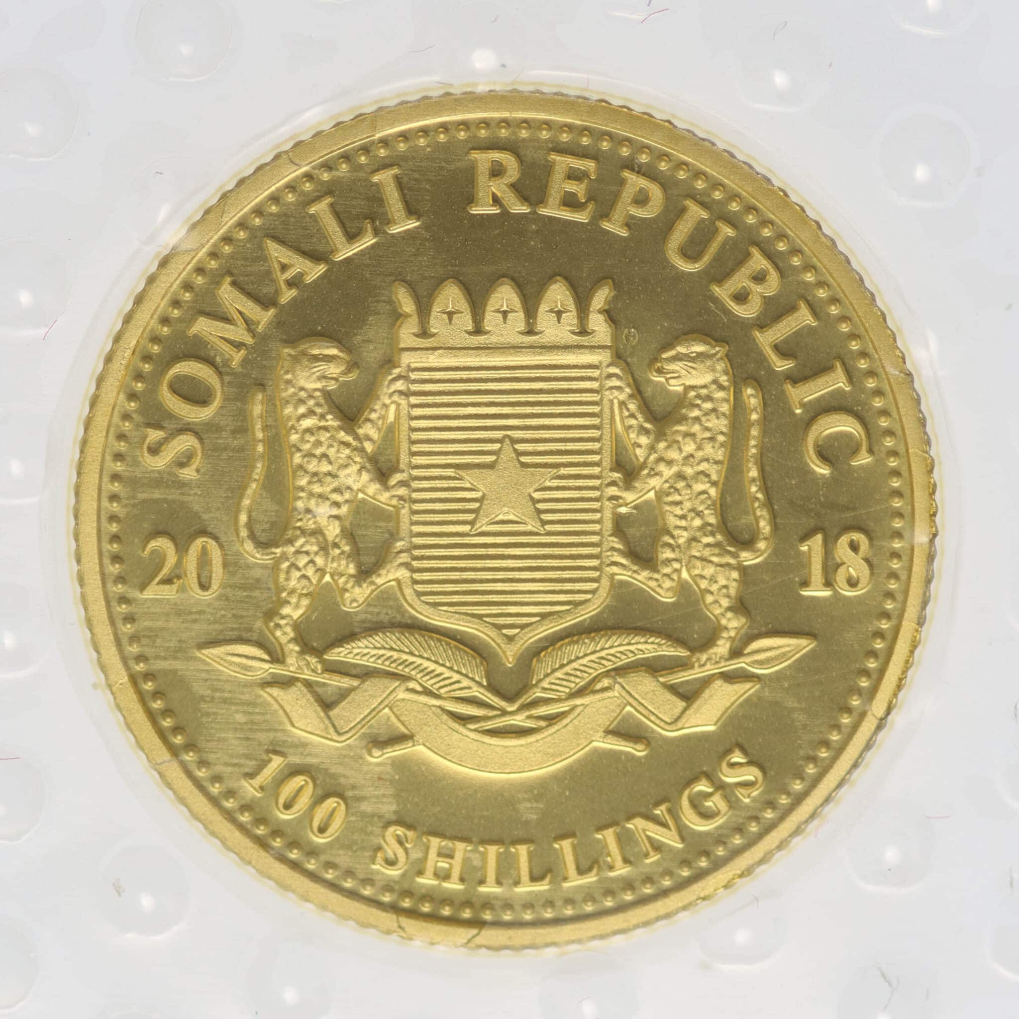 Somalia African Wildlife 100 Shillings 2018 Elephant