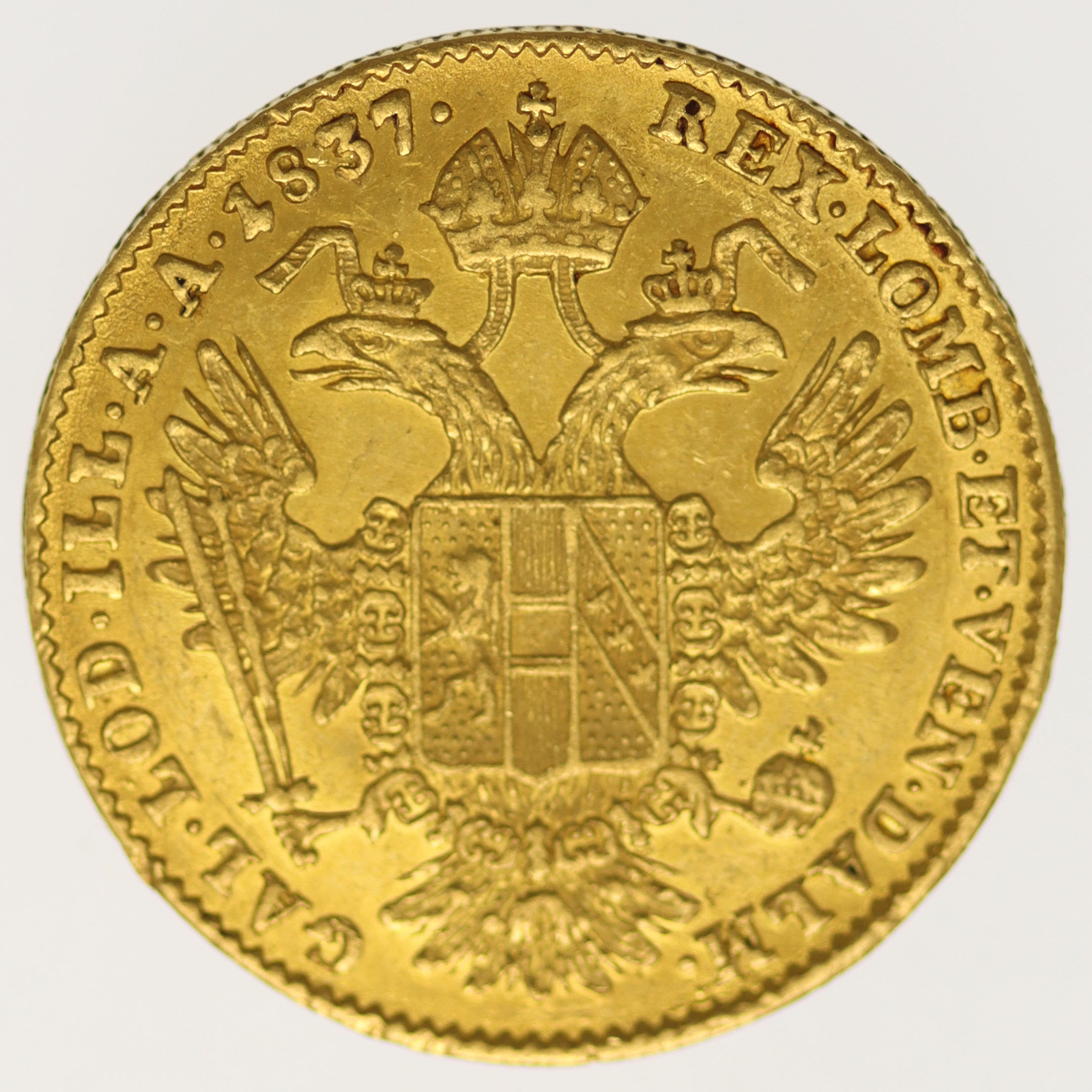 Österreich Kaiserreich Ferdinand Dukat 1837 A
