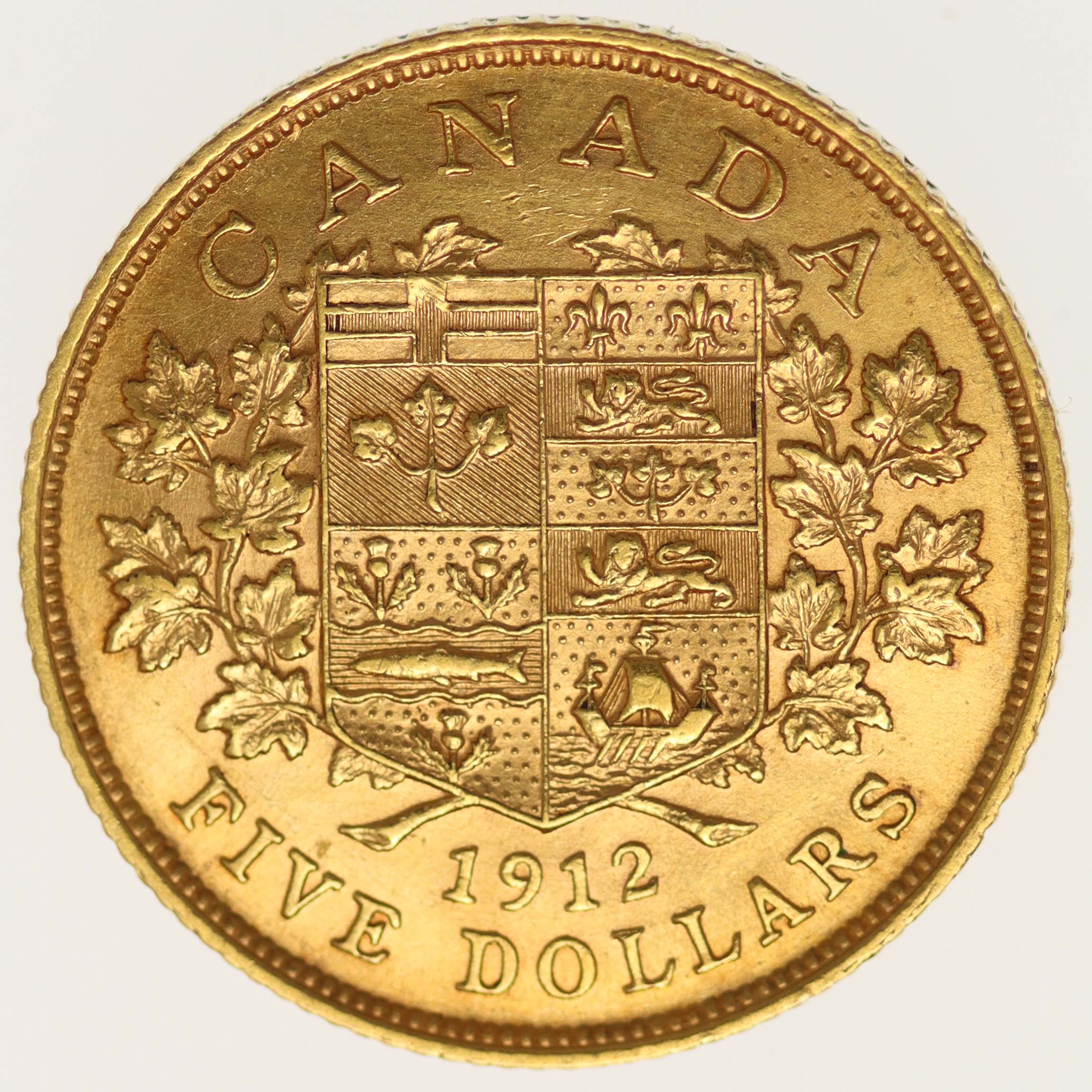 Kanada Georg V. 5 Dollars 1912