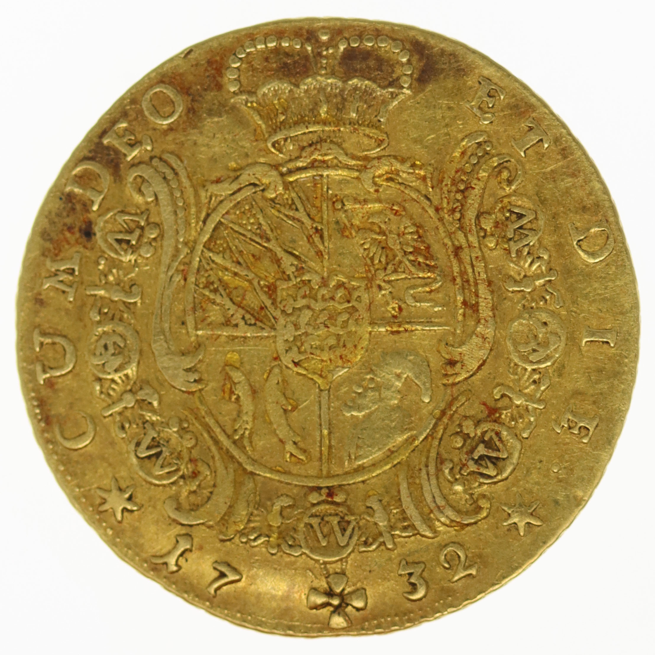 Württemberg Eberhard Ludwig 1/2 Karolin 1732