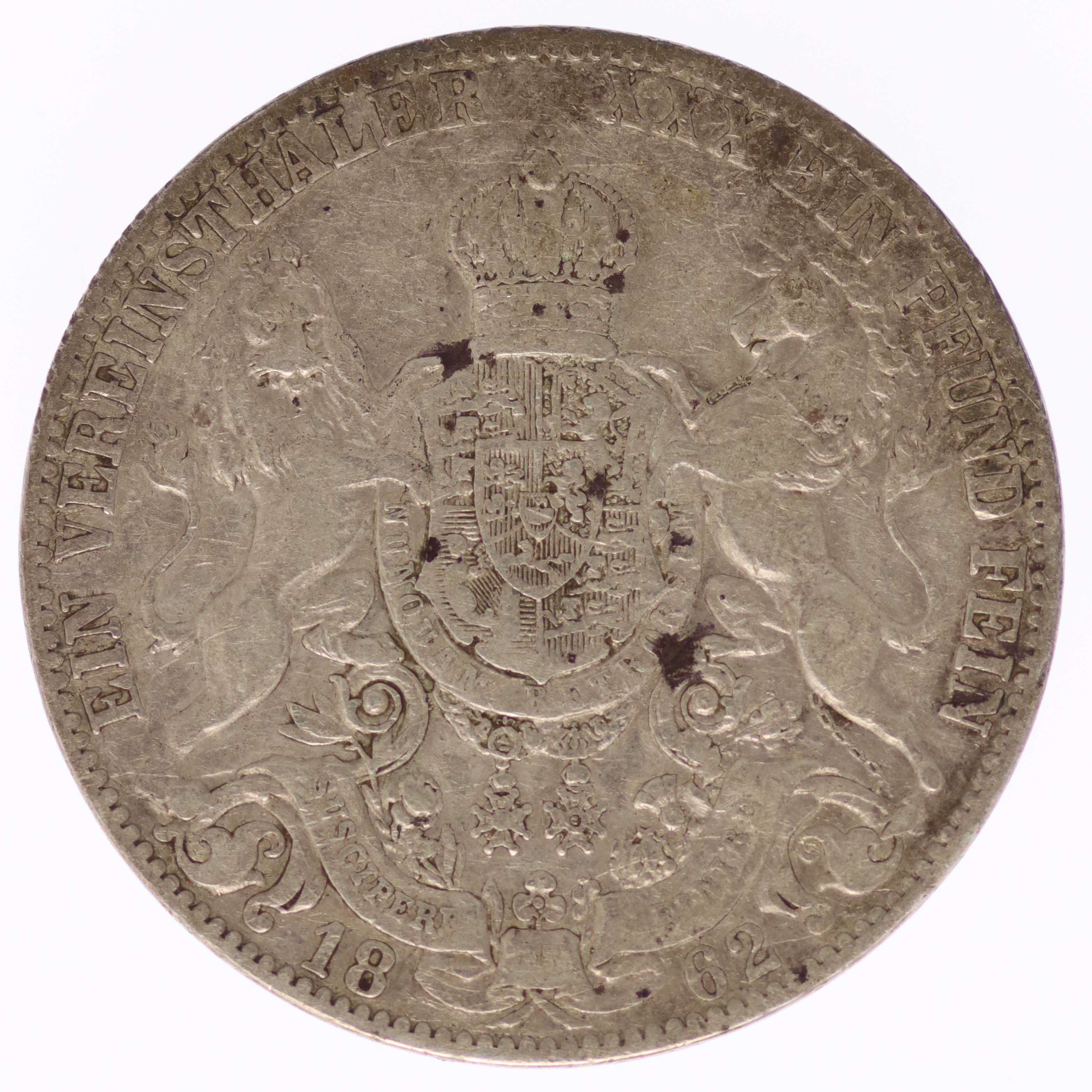 Hannover Georg V. Vereinstaler 1862 B