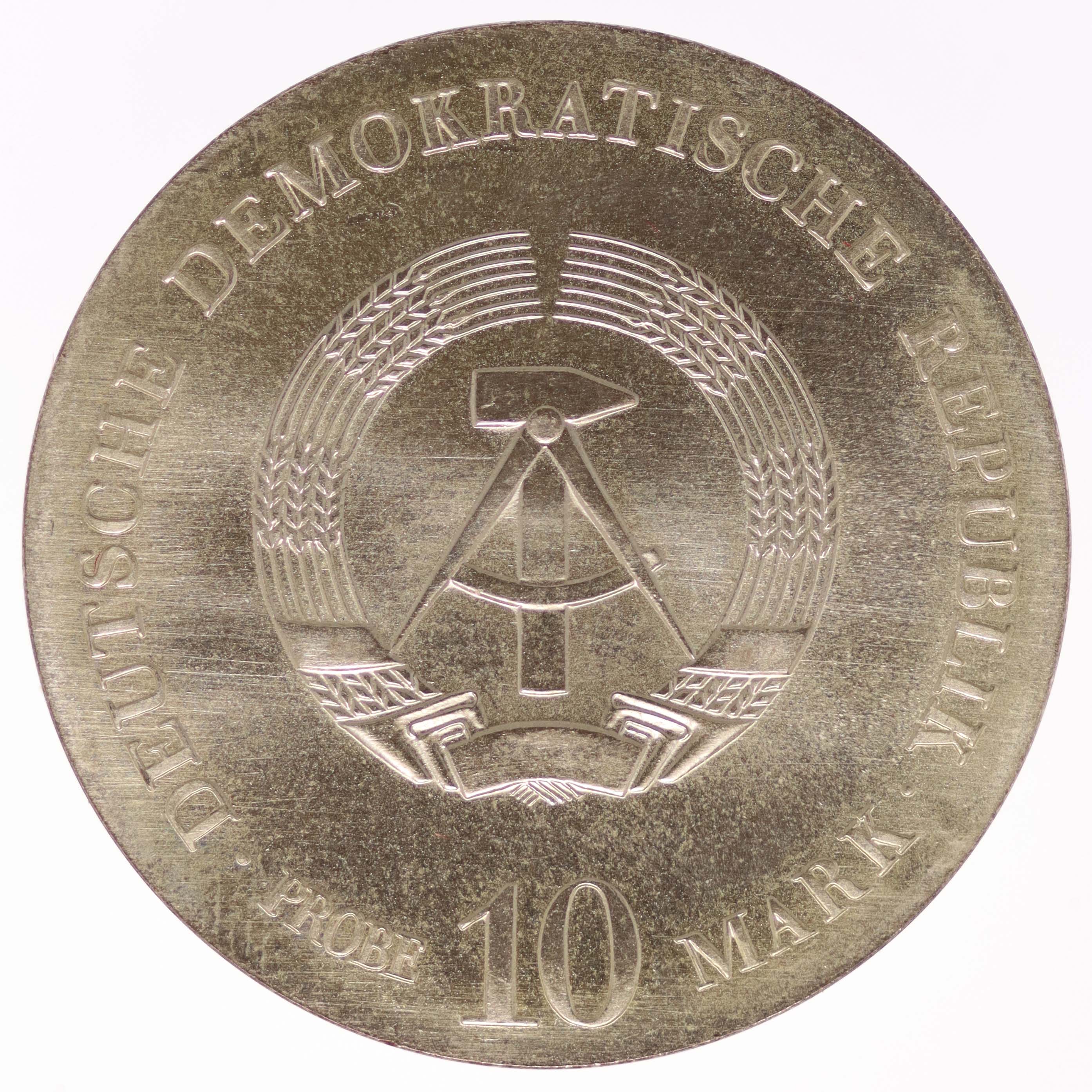 DDR 10 Mark 1977 Otto von Guericke Probe
