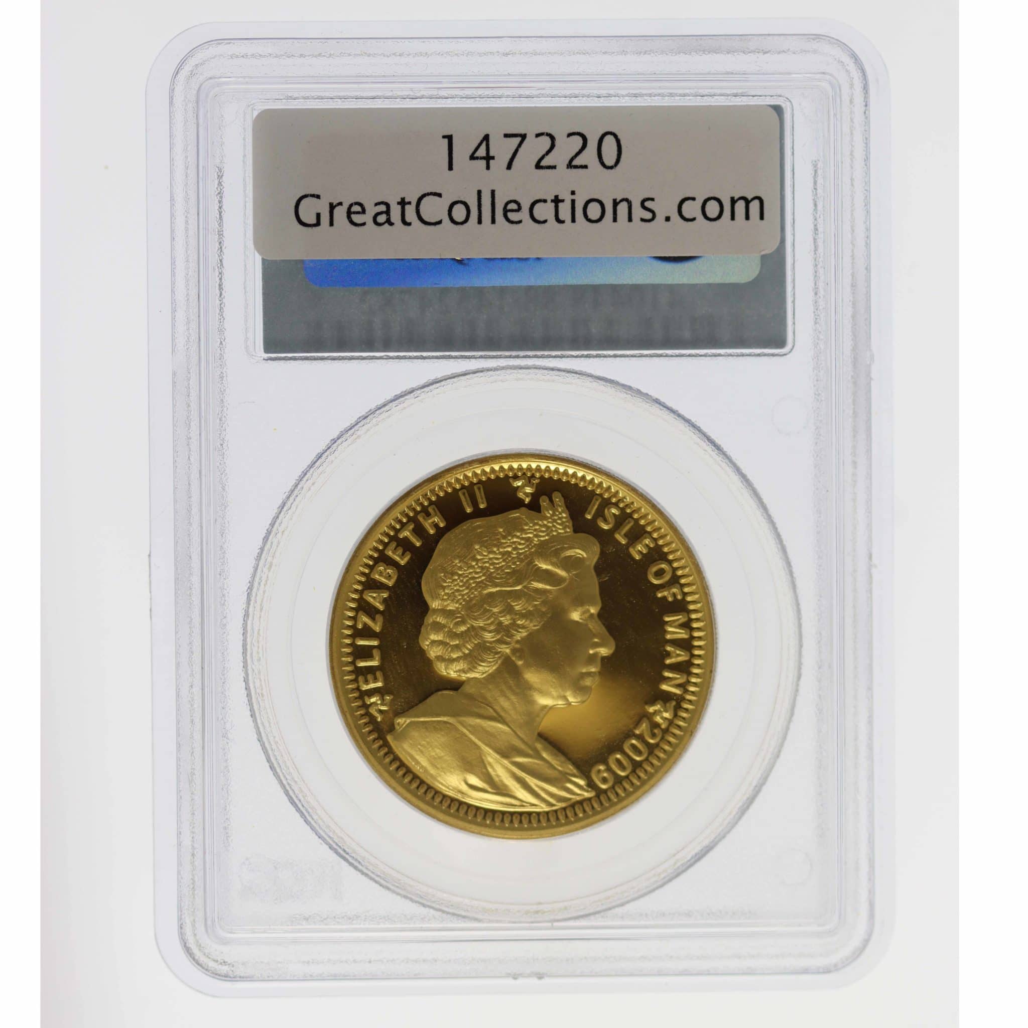 Isle of Man Elisabeth II. 1 Unze 2009 Angel High Relief