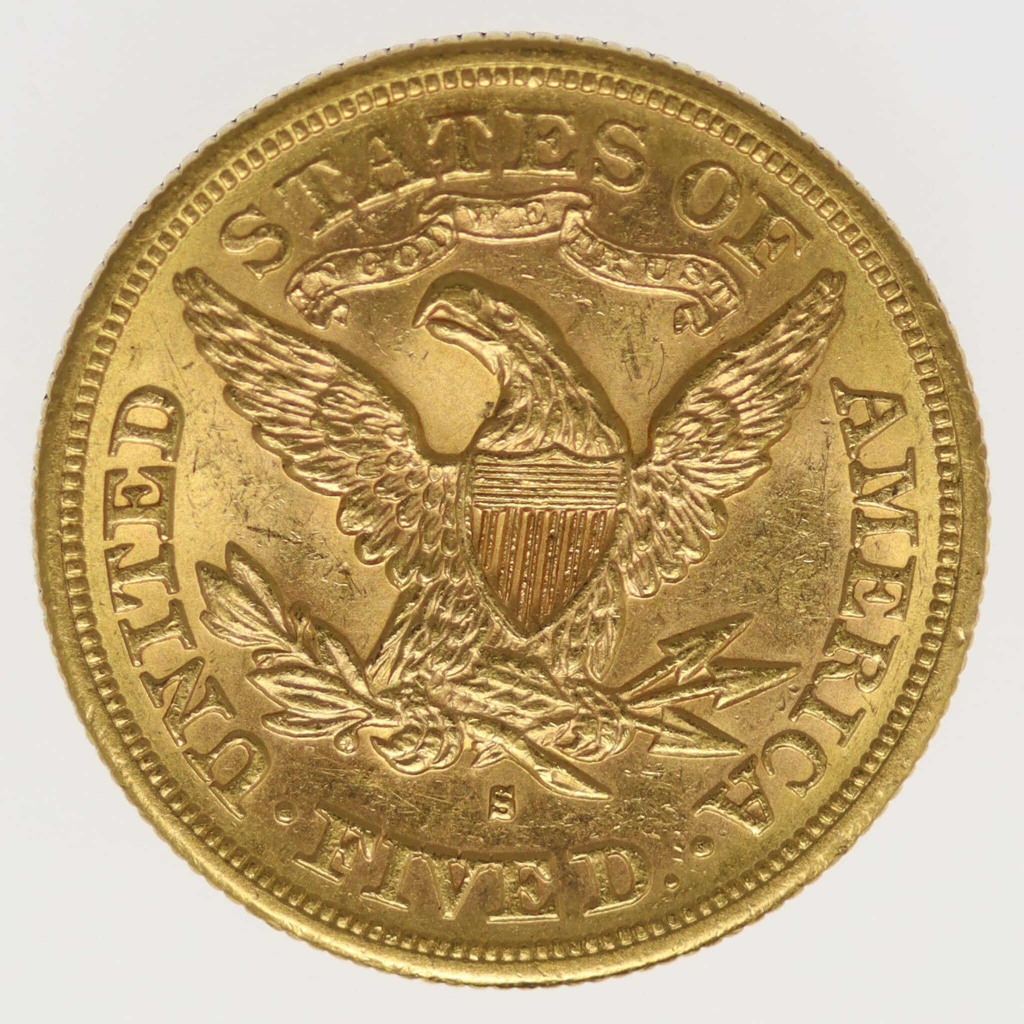 USA 5 Dollars 1879 S Liberty / Kopf