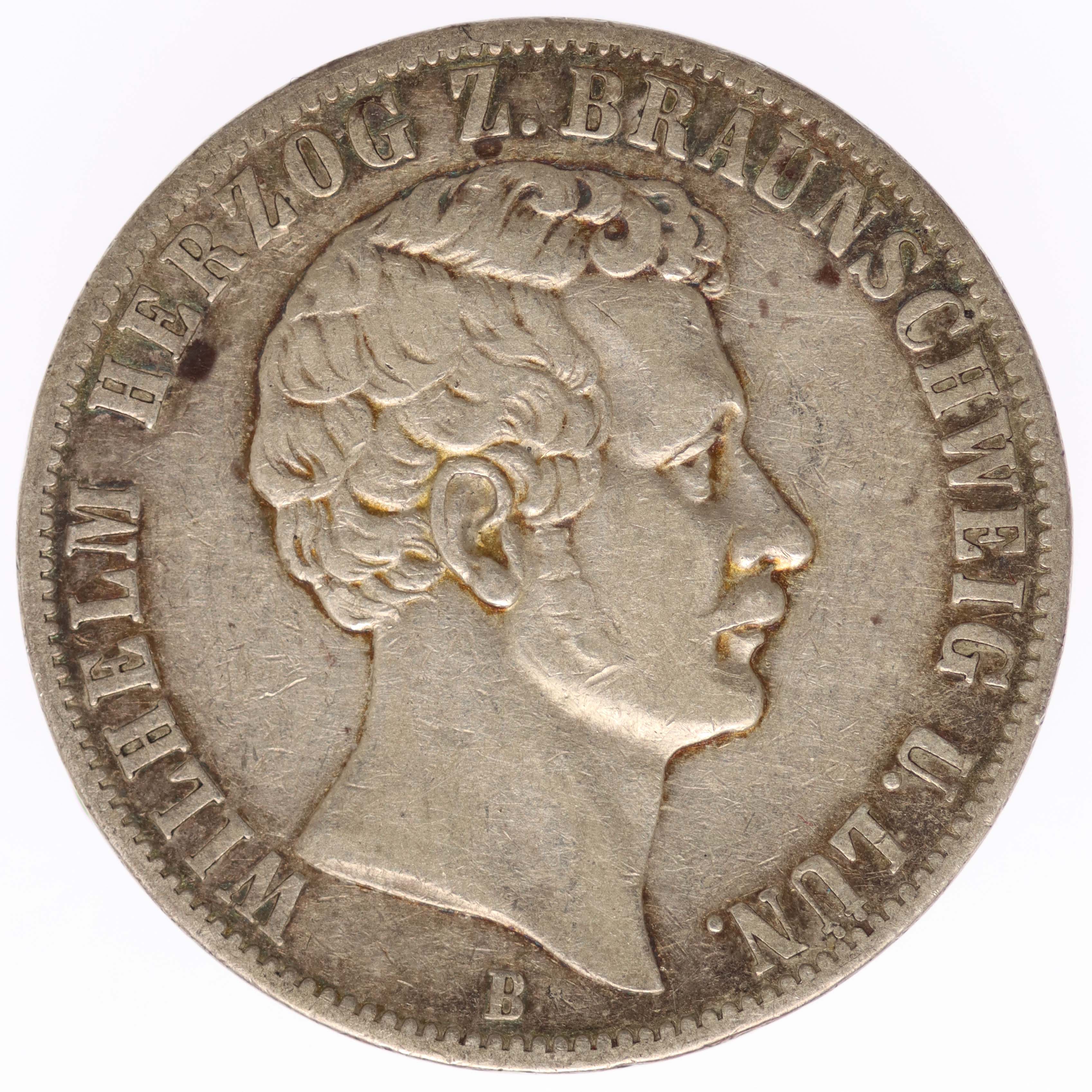 Braunschweig Lüneburg Wilhelm Vereinstaler 1866
