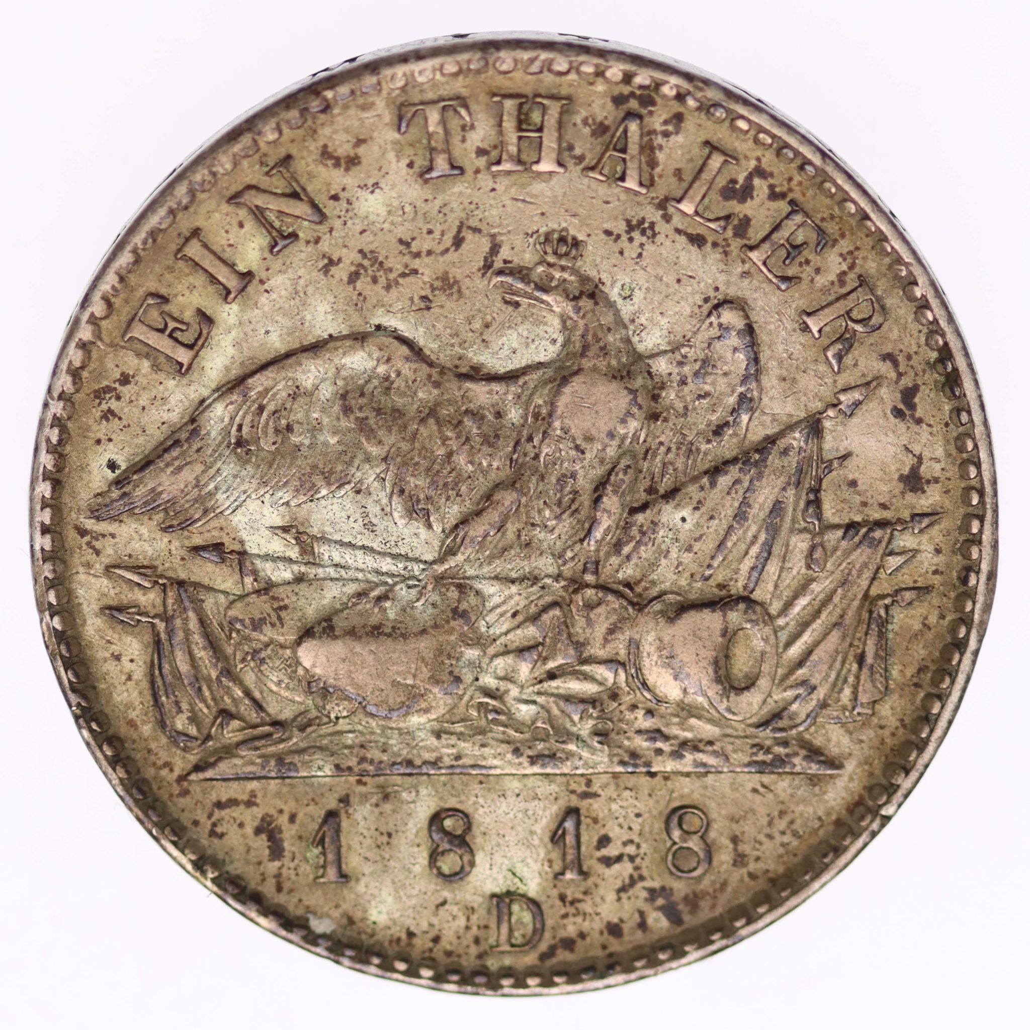 Preussen Friedrich Wilhelm III. Taler 1818 D