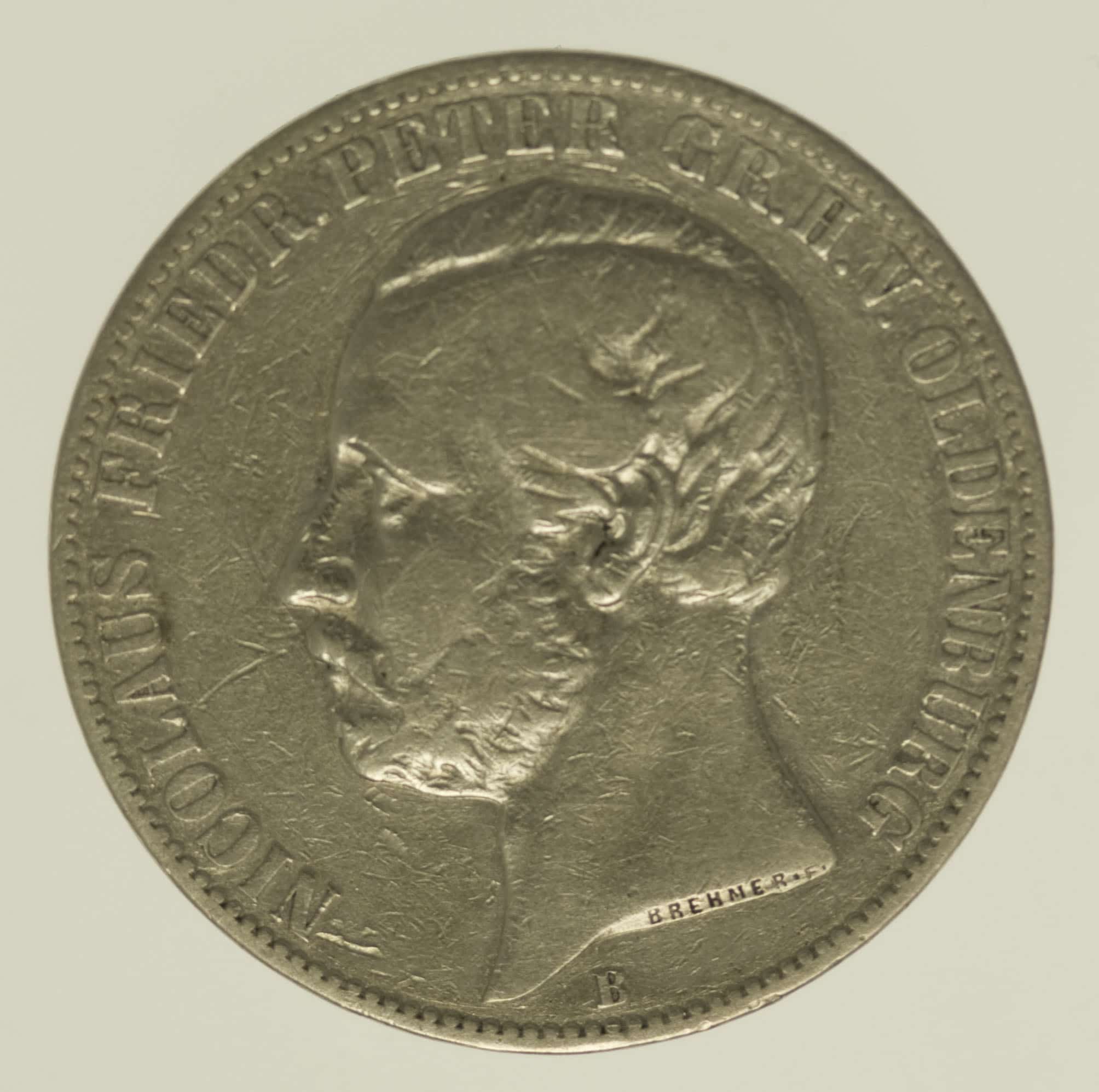 Oldenburg Nicolaus Friedrich Peter Vereinstaler 1858 B