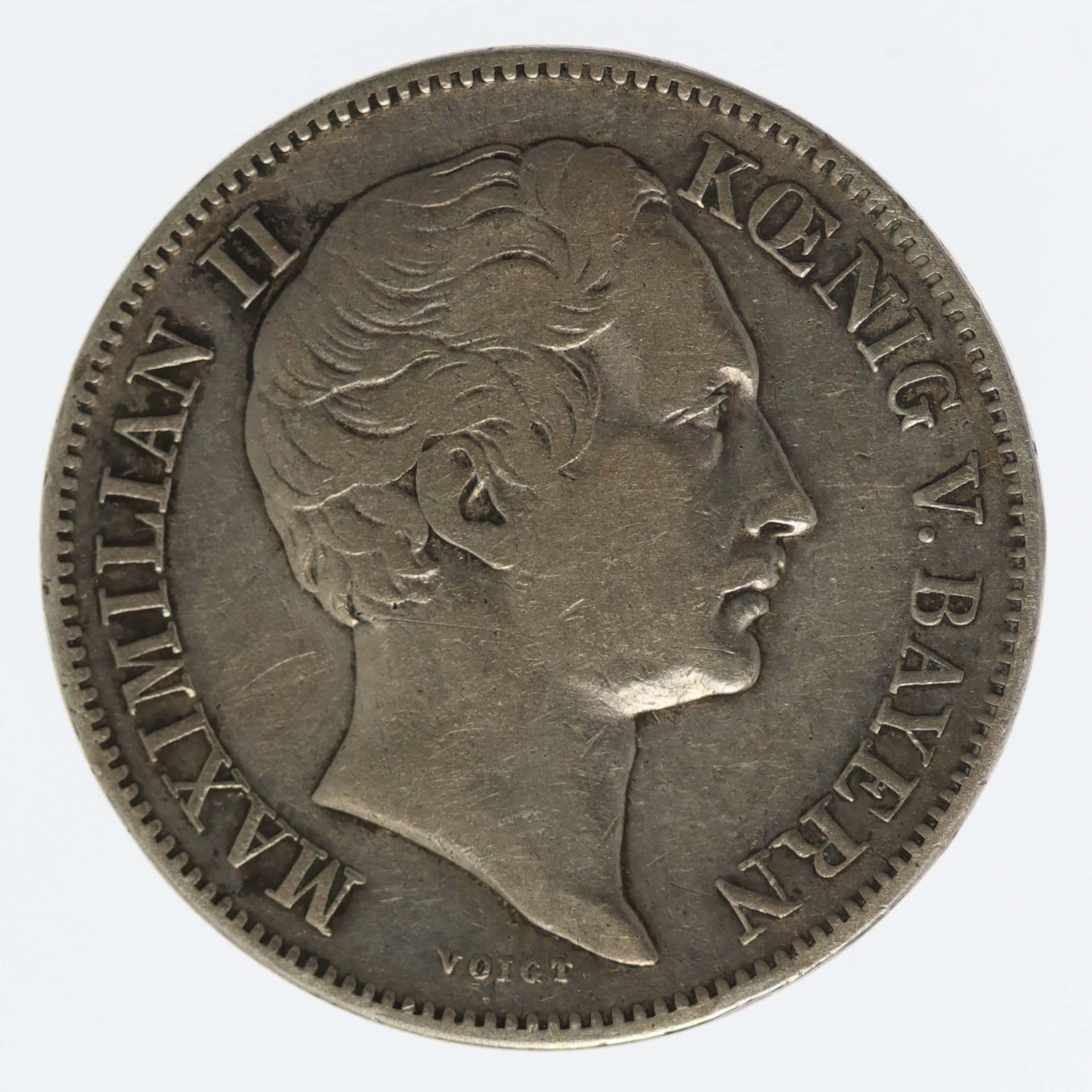 Bayern Maximilian II. Joseph 1/2 Gulden 1853