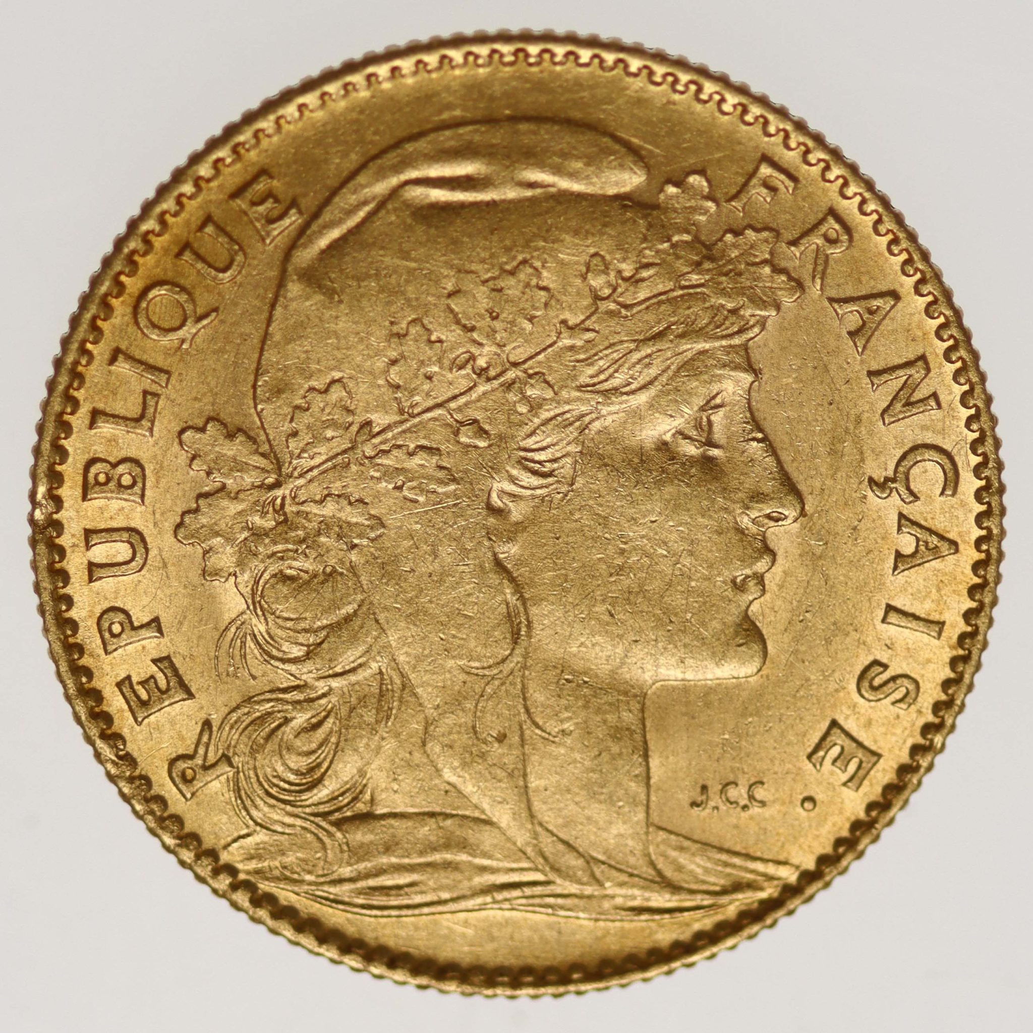 Frankreich 10 Francs 1901 Marianne