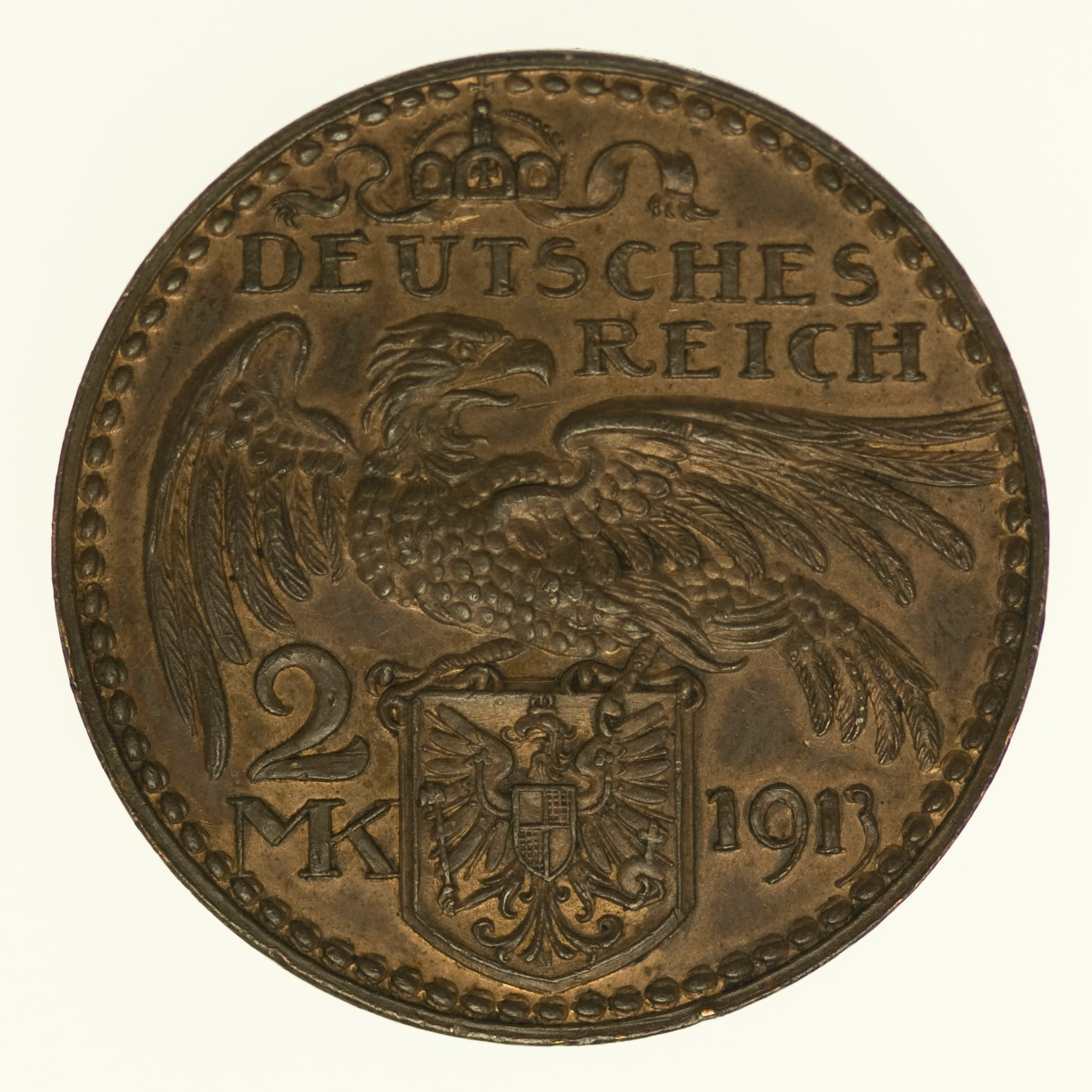 Bayern Ludwig III. 2 Mark 1913 Probe