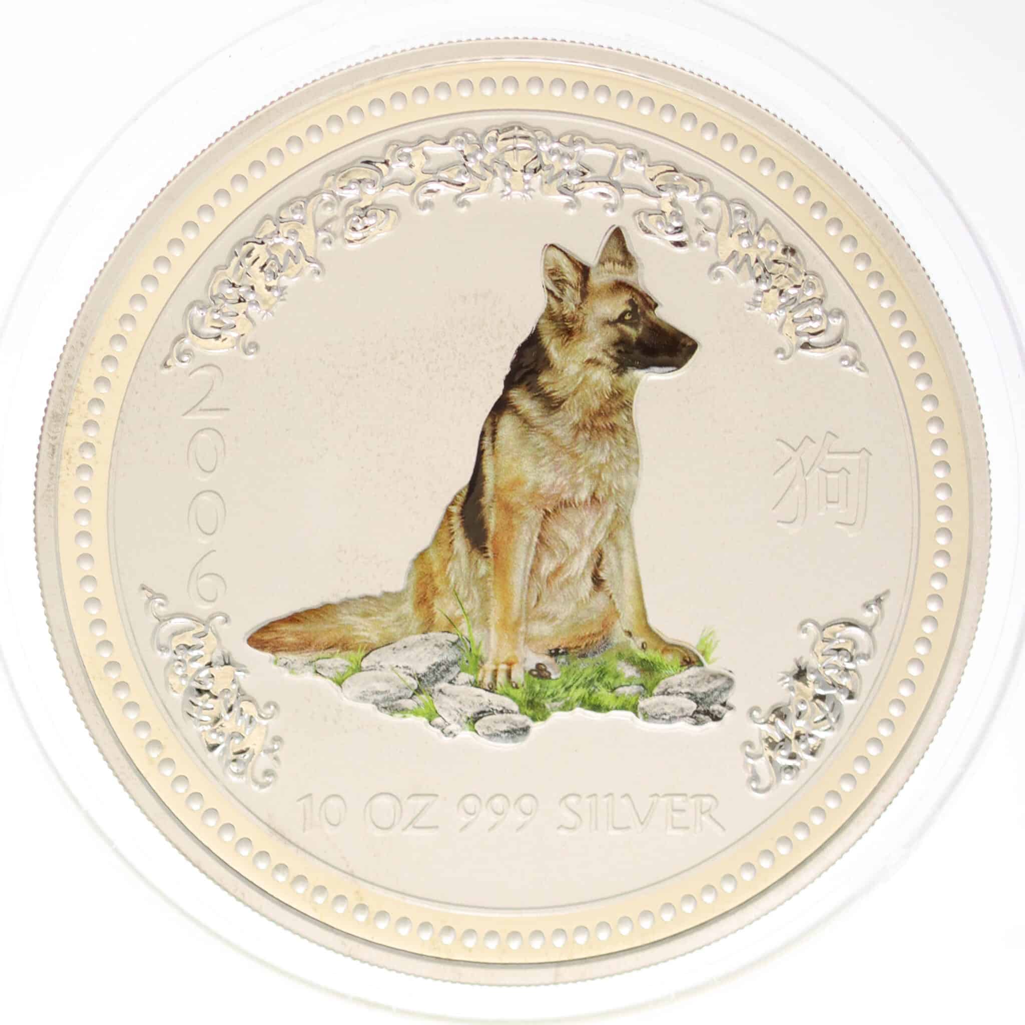 Australien Elisabeth II. 10 Dollars 2006 Lunar I Hund