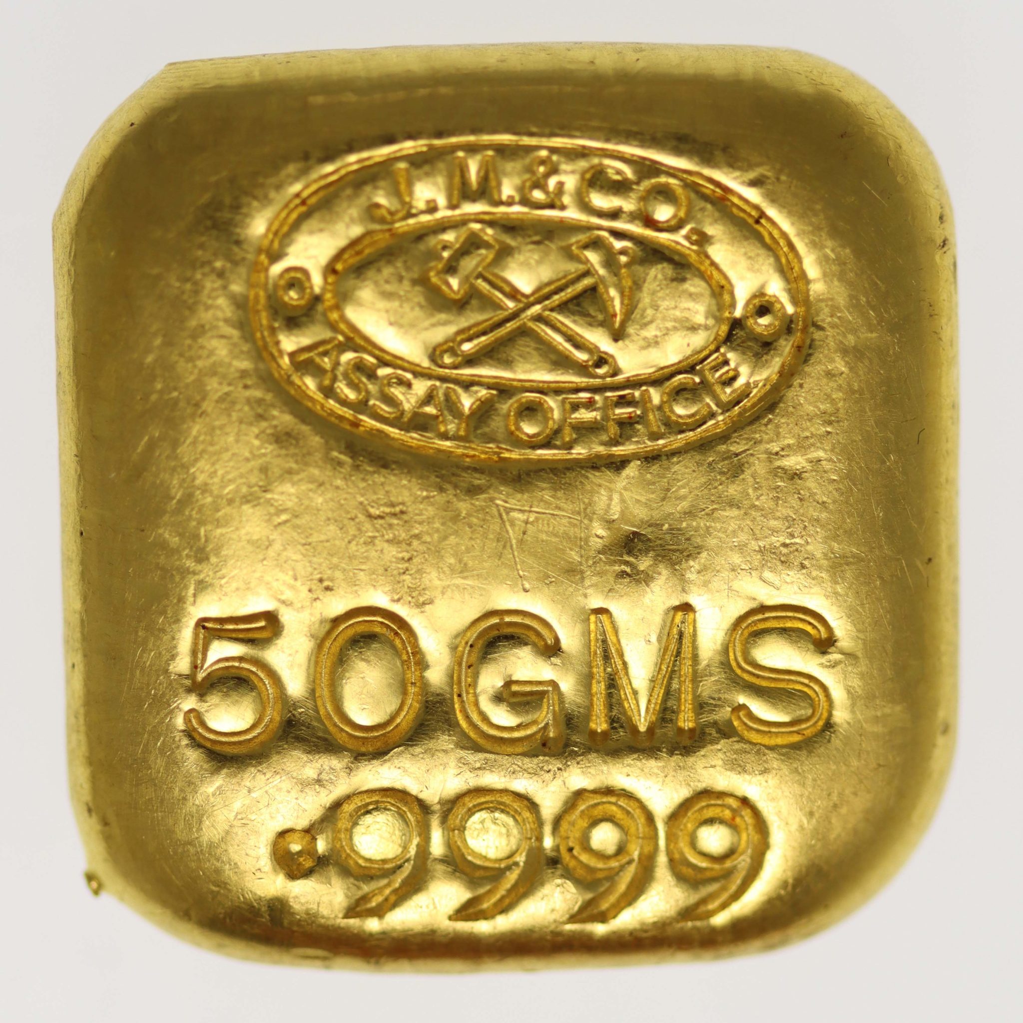 Goldbarren 50 Gramm Johnson Matthey
