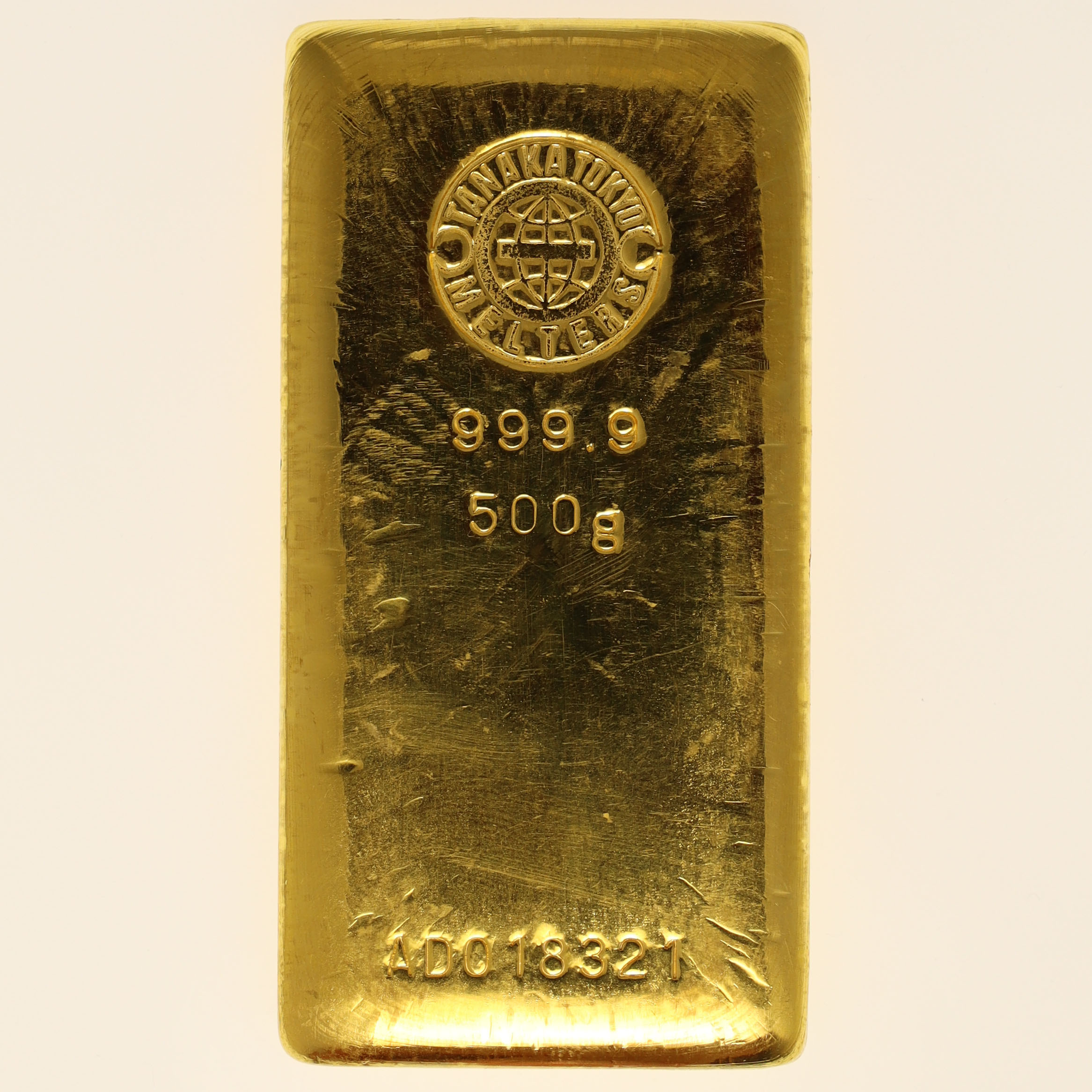 Goldbarren 500 Gramm Tanaka Tokyo Melters