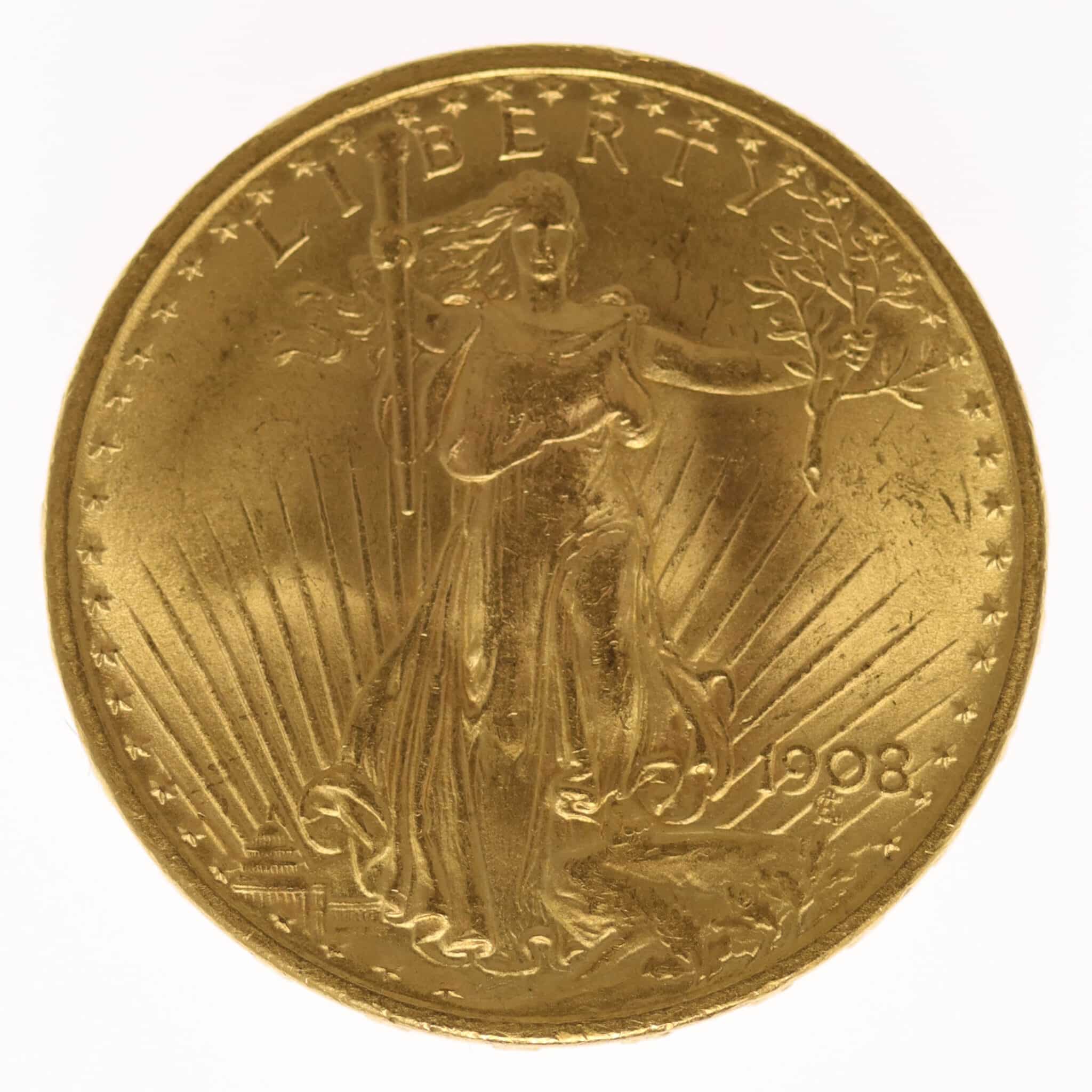 USA 20 Dollars 1908 Statue