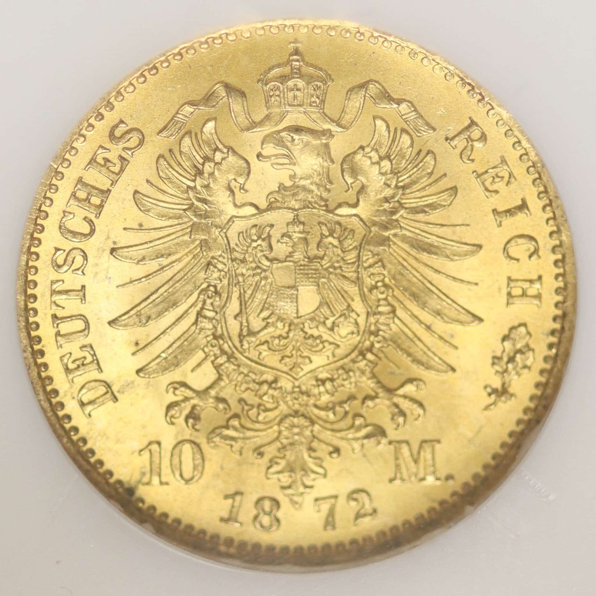 Preussen Wilhelm I. 10 Mark 1872 A