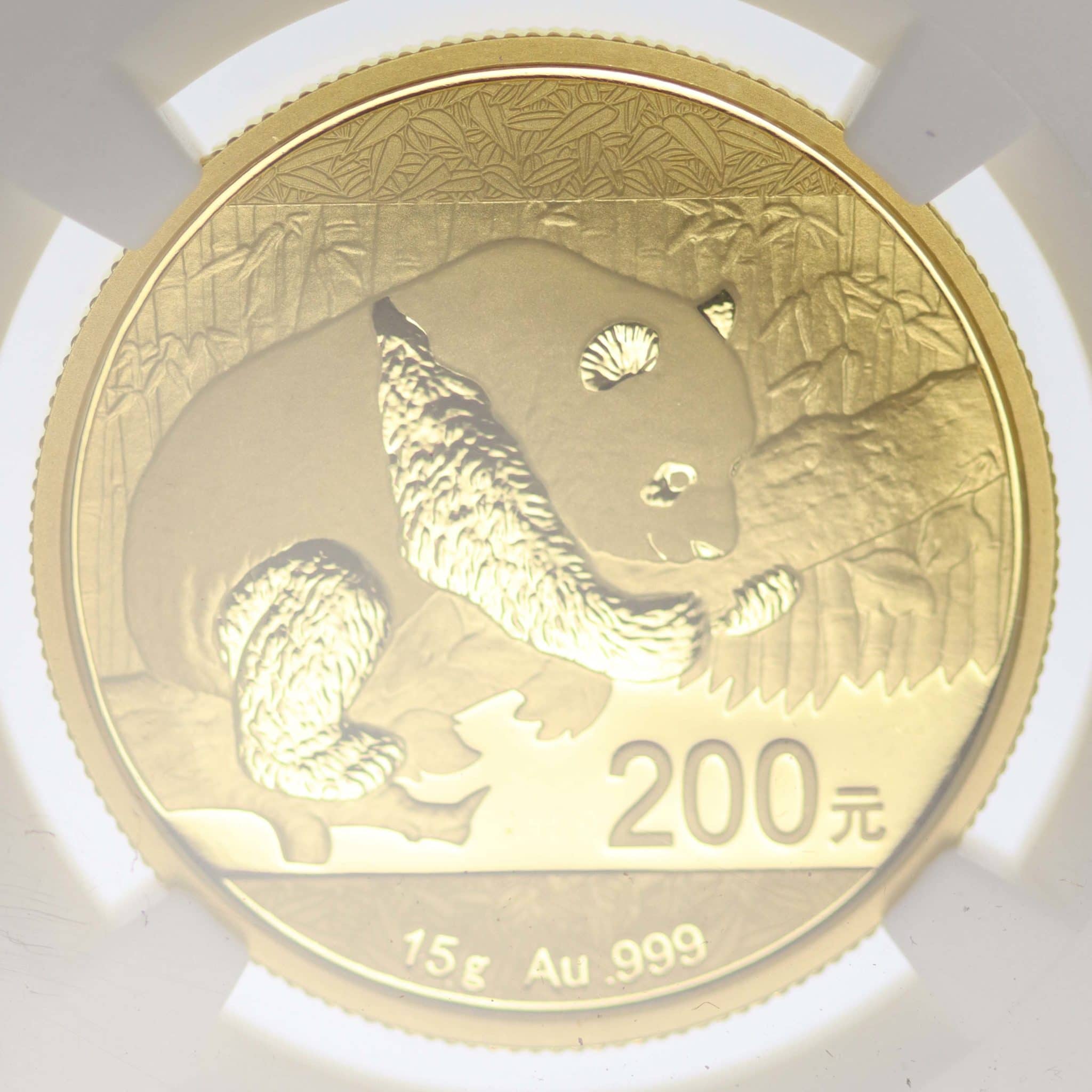 China Panda 200 Yuan 2016 15g
