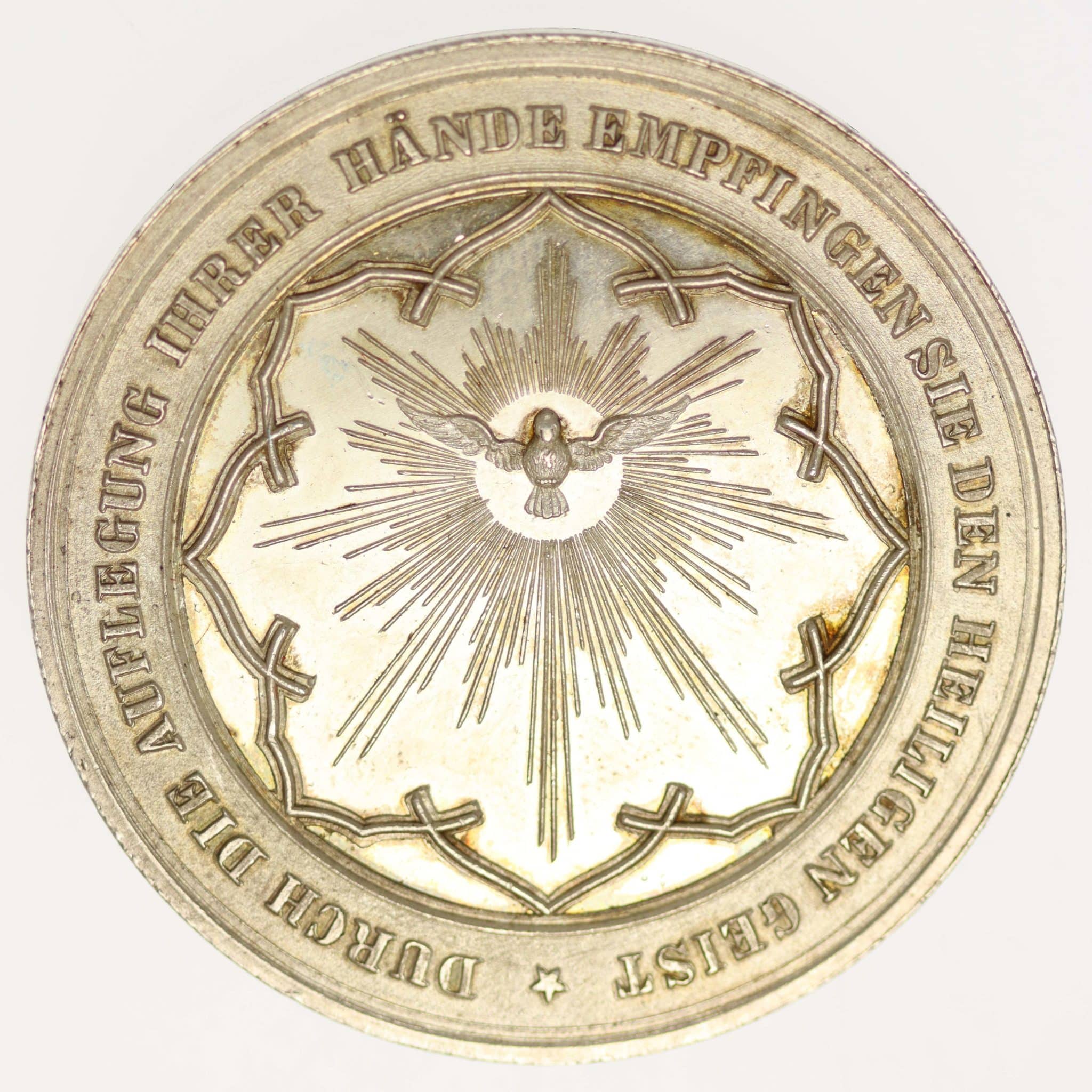 Silbermedaille o.J. von Drentwett