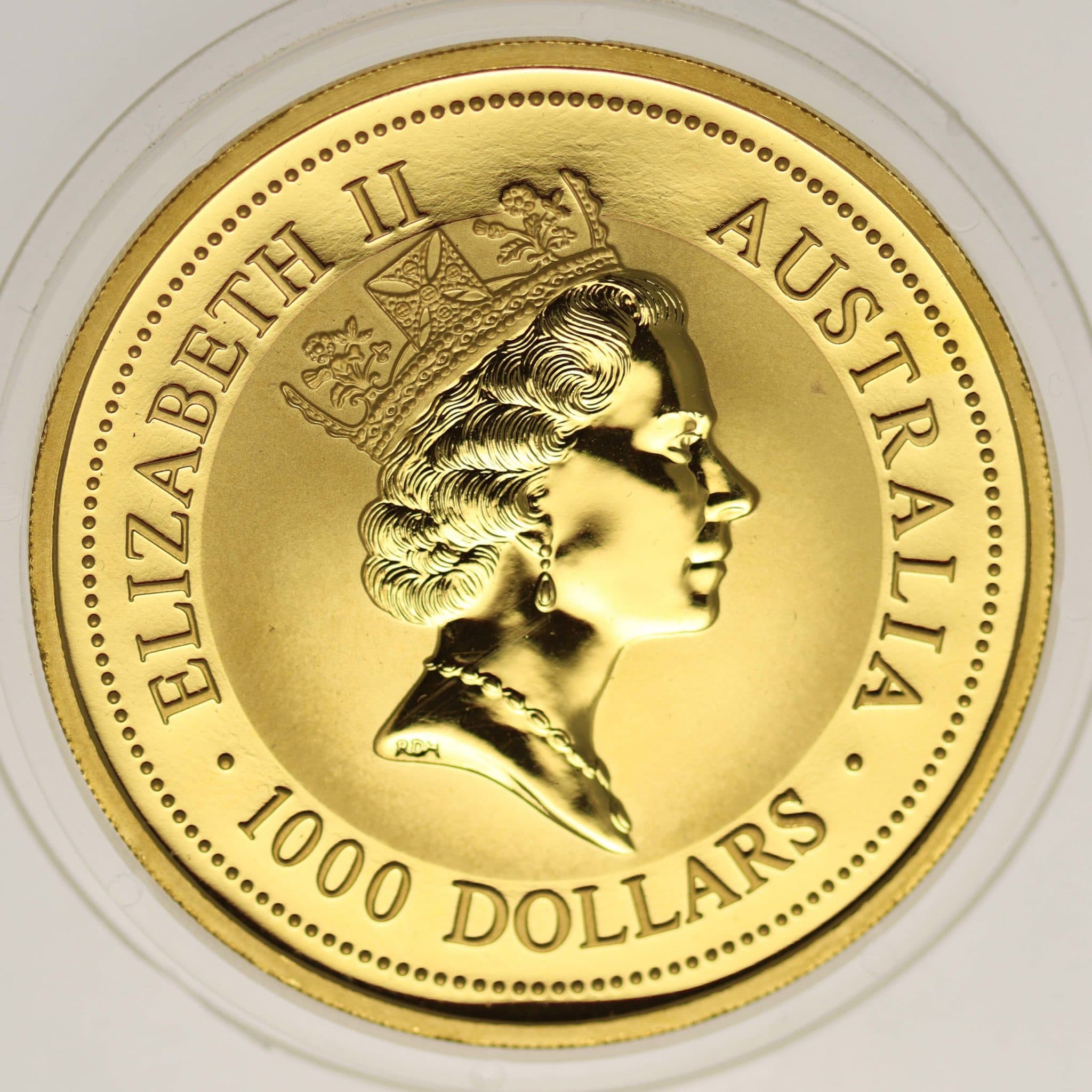 Australien Elisabeth II. 1000 Dollars 1994 Red Kangaroo